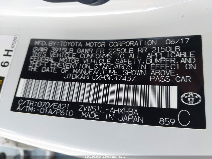 TOYOTA PRIUS - zdjęcie 9