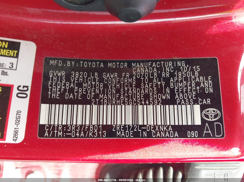TOYOTA COROLLA - zdjęcie 9