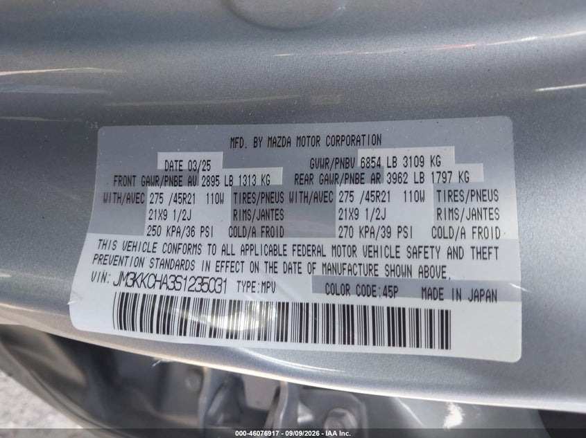 MAZDA CX-90 PHEV - zdjęcie 9