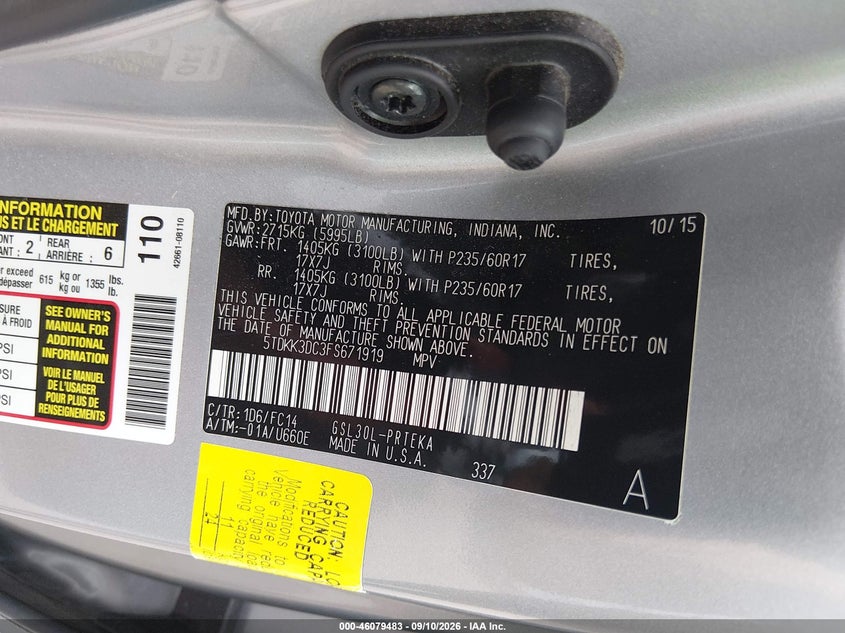 TOYOTA SIENNA - zdjęcie 9