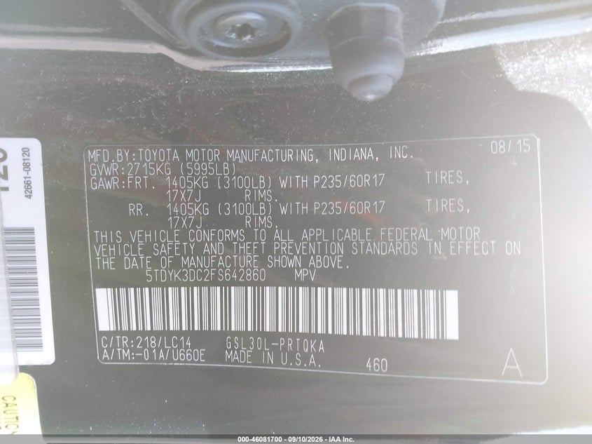 TOYOTA SIENNA - zdjęcie 9
