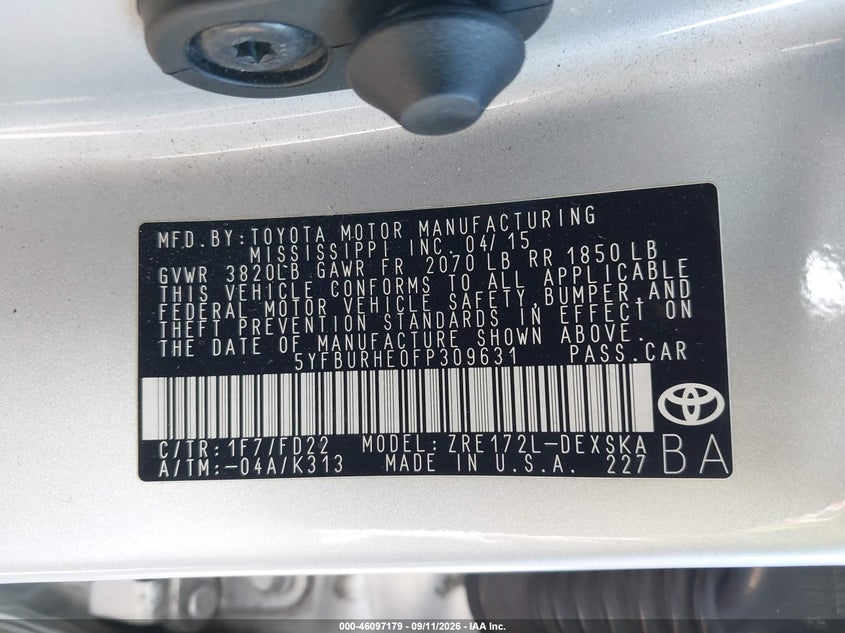 TOYOTA COROLLA - zdjęcie 9