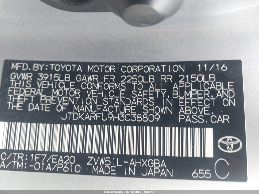 TOYOTA PRIUS - zdjęcie 9
