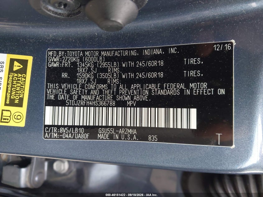 TOYOTA HIGHLANDER - zdjęcie 9