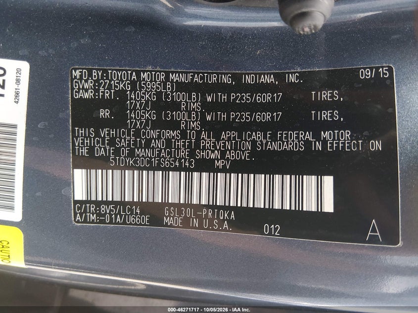 TOYOTA SIENNA - zdjęcie 9