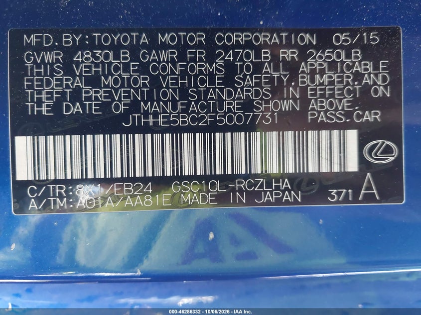 LEXUS RC 350 - zdjęcie 9