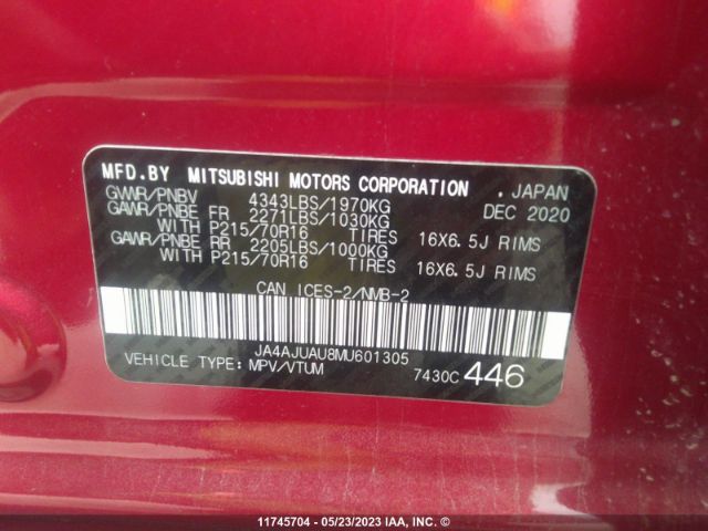 Mitsubishi RVR ES 2021 JA4AJUAU8MU601305 Thumbnail 11