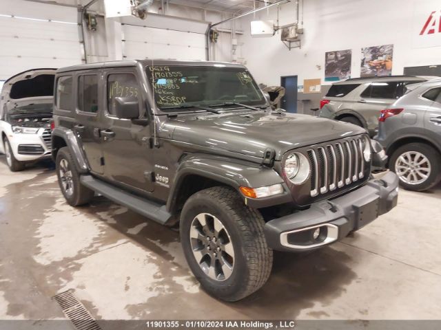 Auction sale of the 2022 Jeep Wrangler Unlimited Sahara, vin: 1C4HJXEG4NW115803, lot number: 11901355