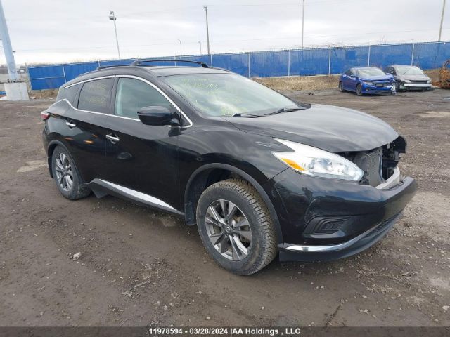Auction sale of the 2016 Nissan Murano, vin: 5N1AZ2MG5GN138378, lot number: 11978594