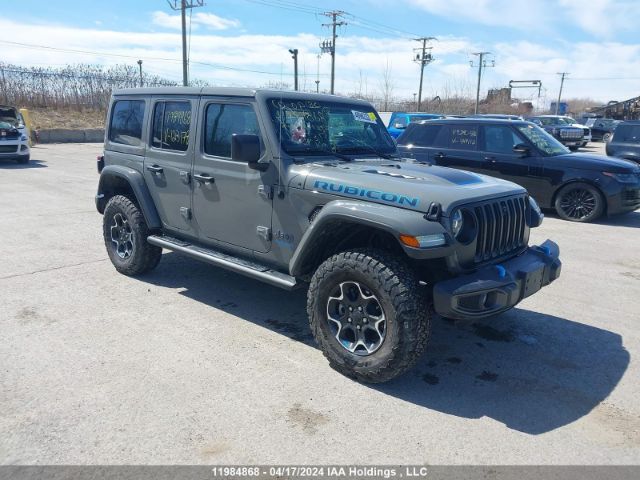 Auction sale of the 2022 Jeep Wrangler 4xe Unlimited Rubicon, vin: 1C4JJXR6XNW123178, lot number: 11984868
