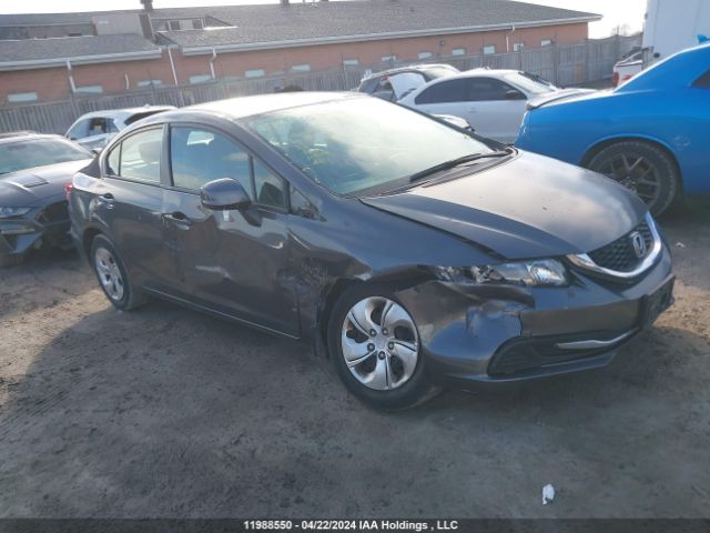 Auction sale of the 2013 Honda Civic Sdn, vin: 2HGFB2F43DH024130, lot number: 11988550