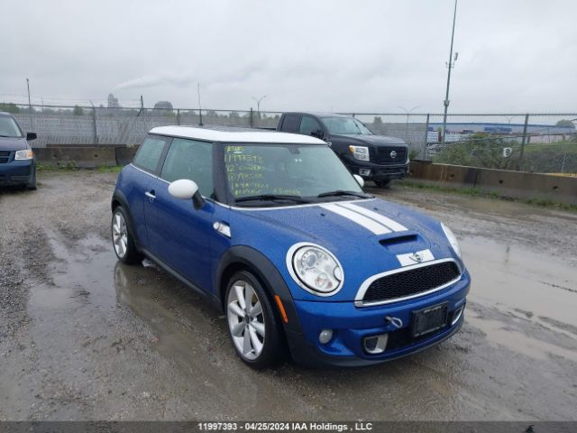 Auction sale of the 2012 Mini Cooper S, vin: WMWSV3C57CTY18568, lot number: 11997393