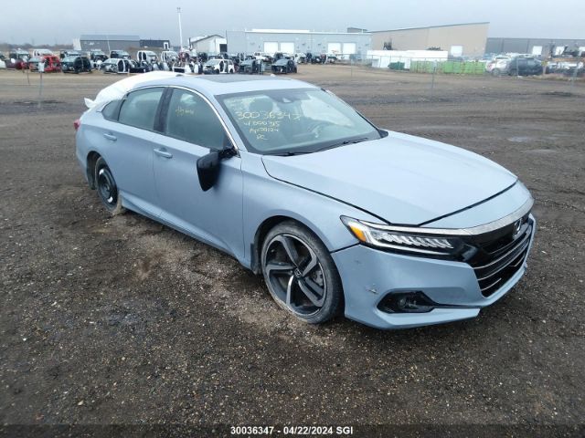 Auction sale of the 2021 Honda Accord Sport, vin: 1HGCV2F36MA800315, lot number: 30036347
