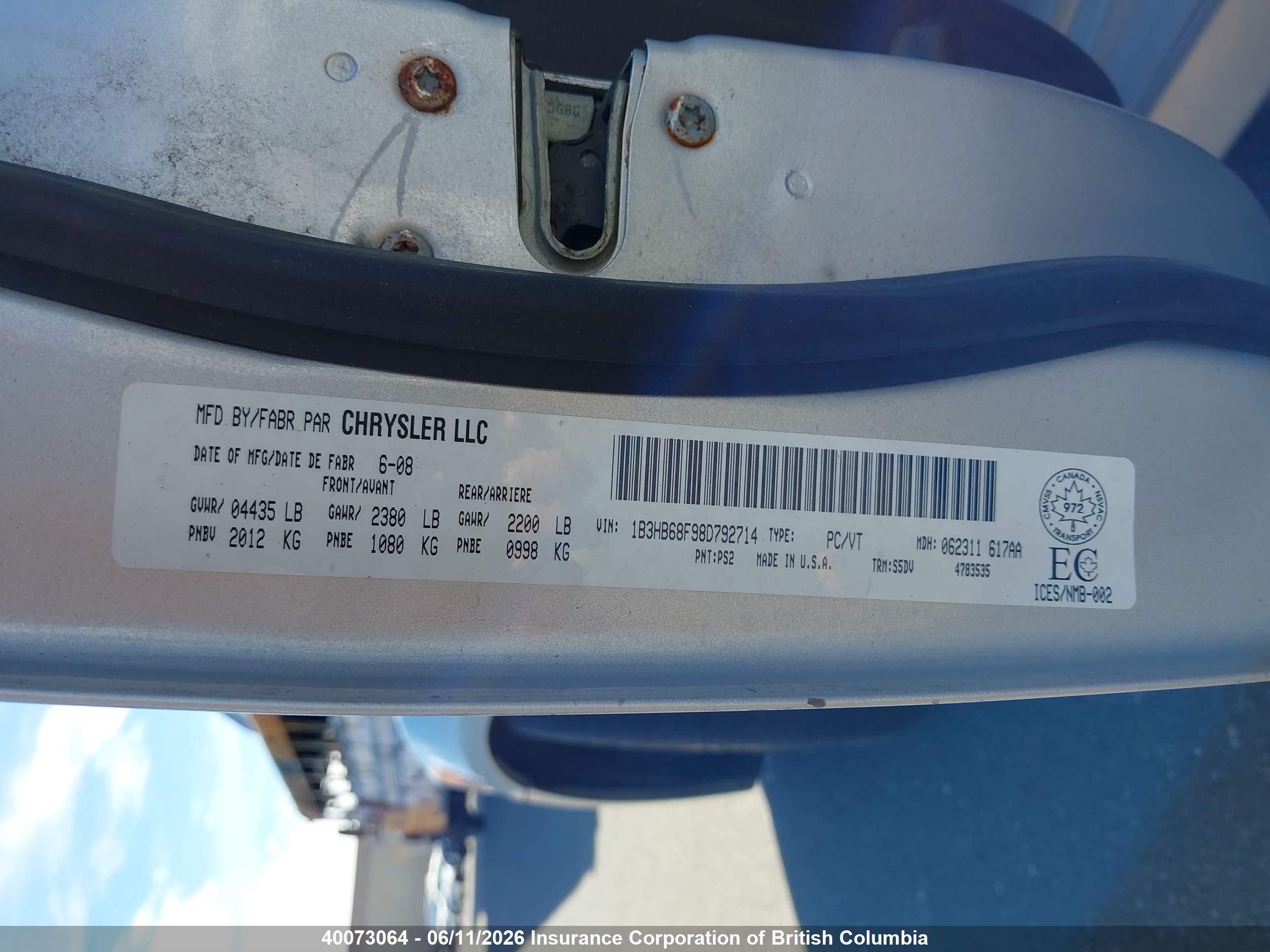 DODGE CALIBER image 9