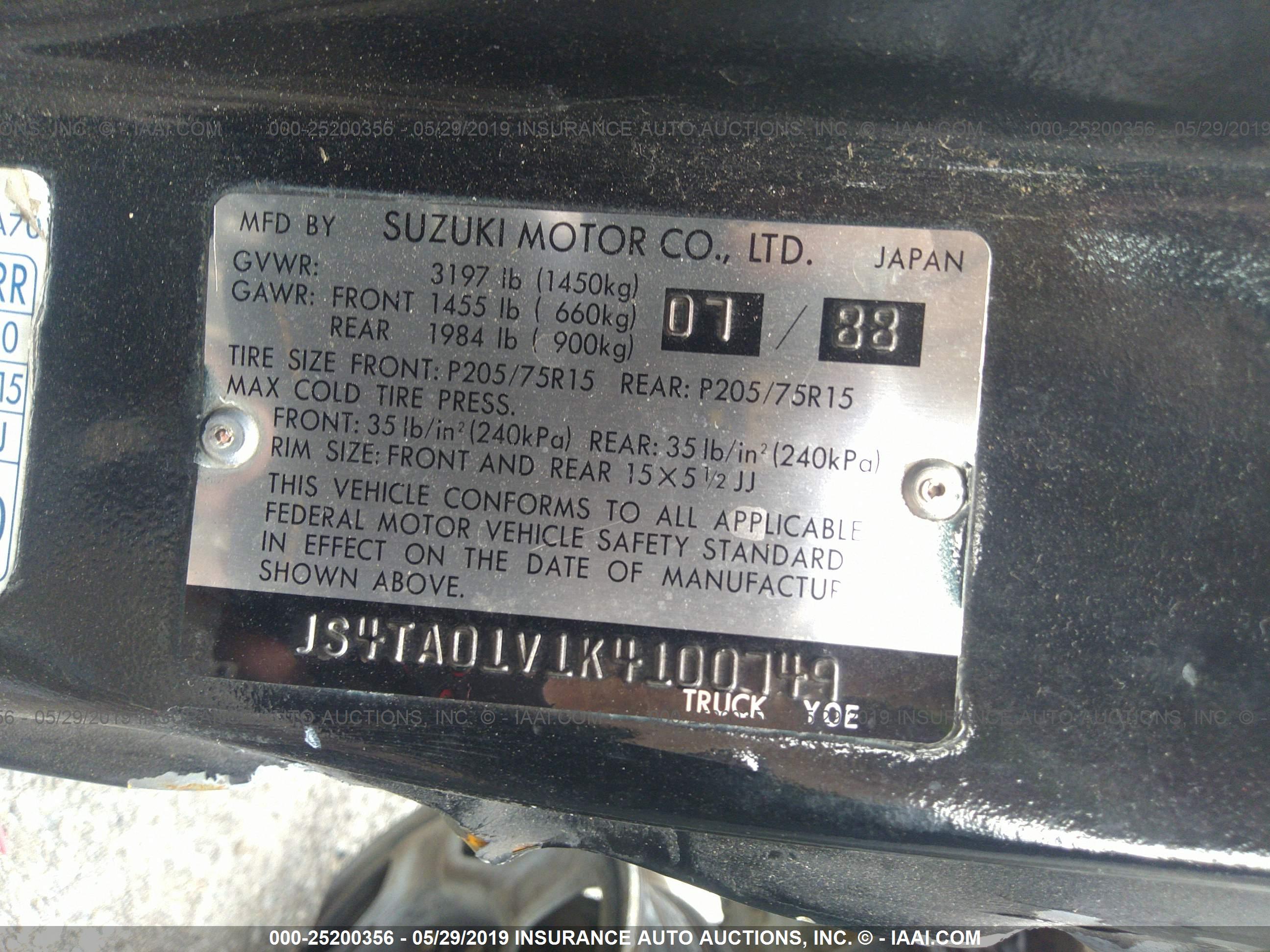 SUZUKI SIDEKICK image 9