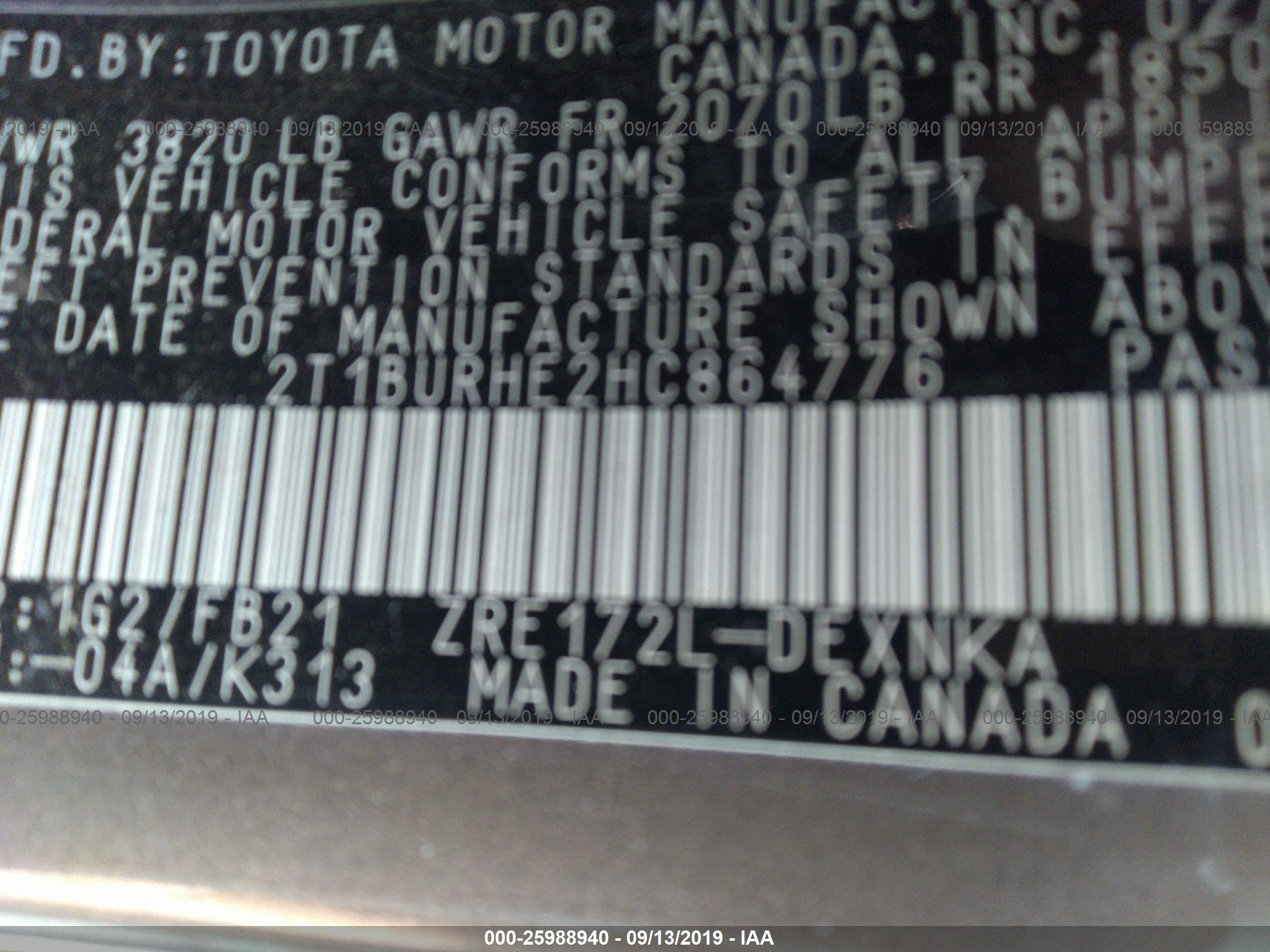 TOYOTA COROLLA image 9