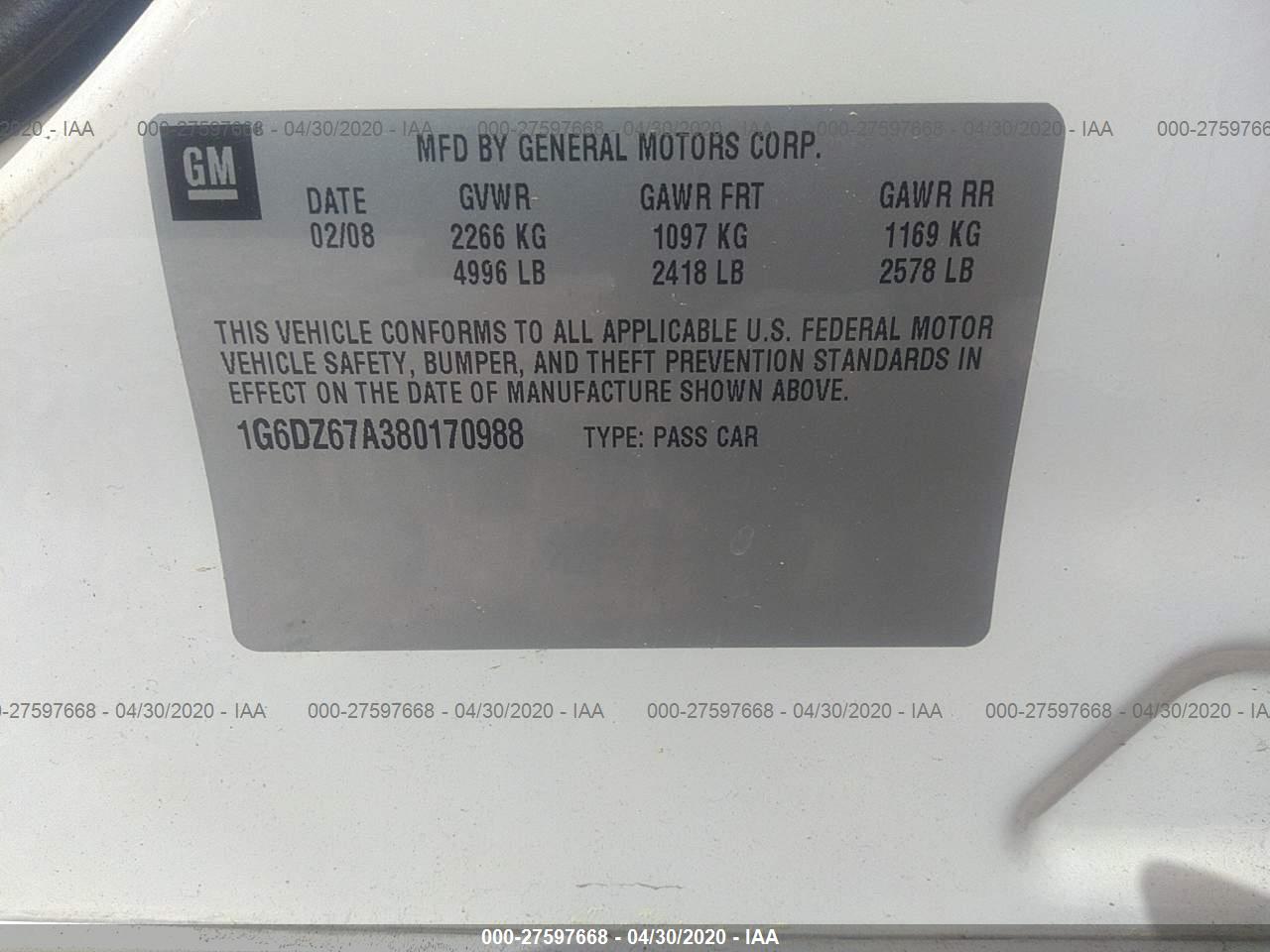 CADILLAC STS image 9