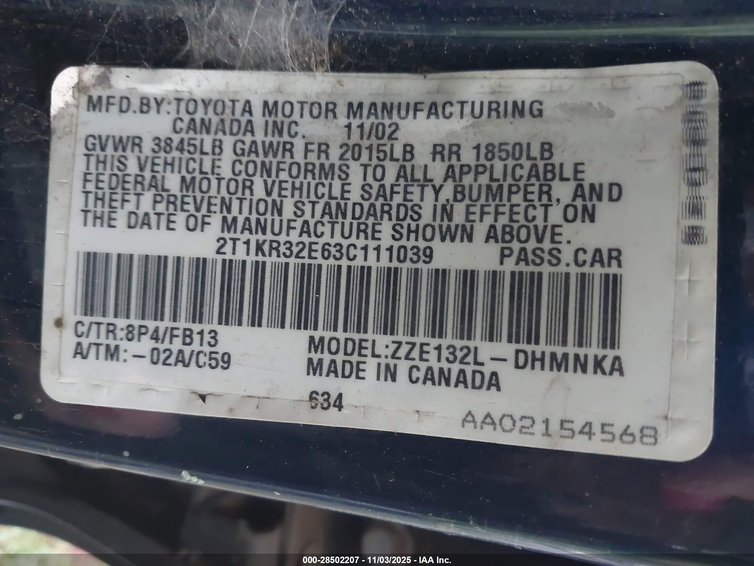 TOYOTA MATRIX image 9