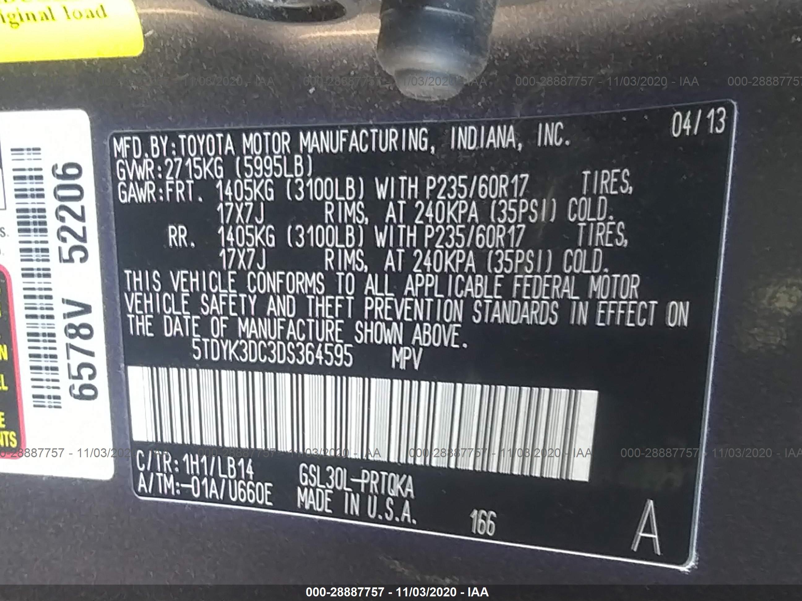 TOYOTA SIENNA image 9