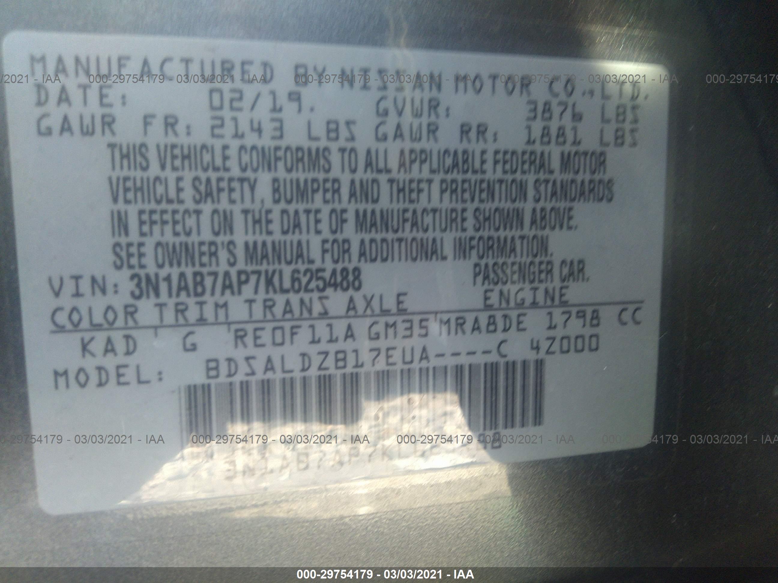 NISSAN SENTRA image 9