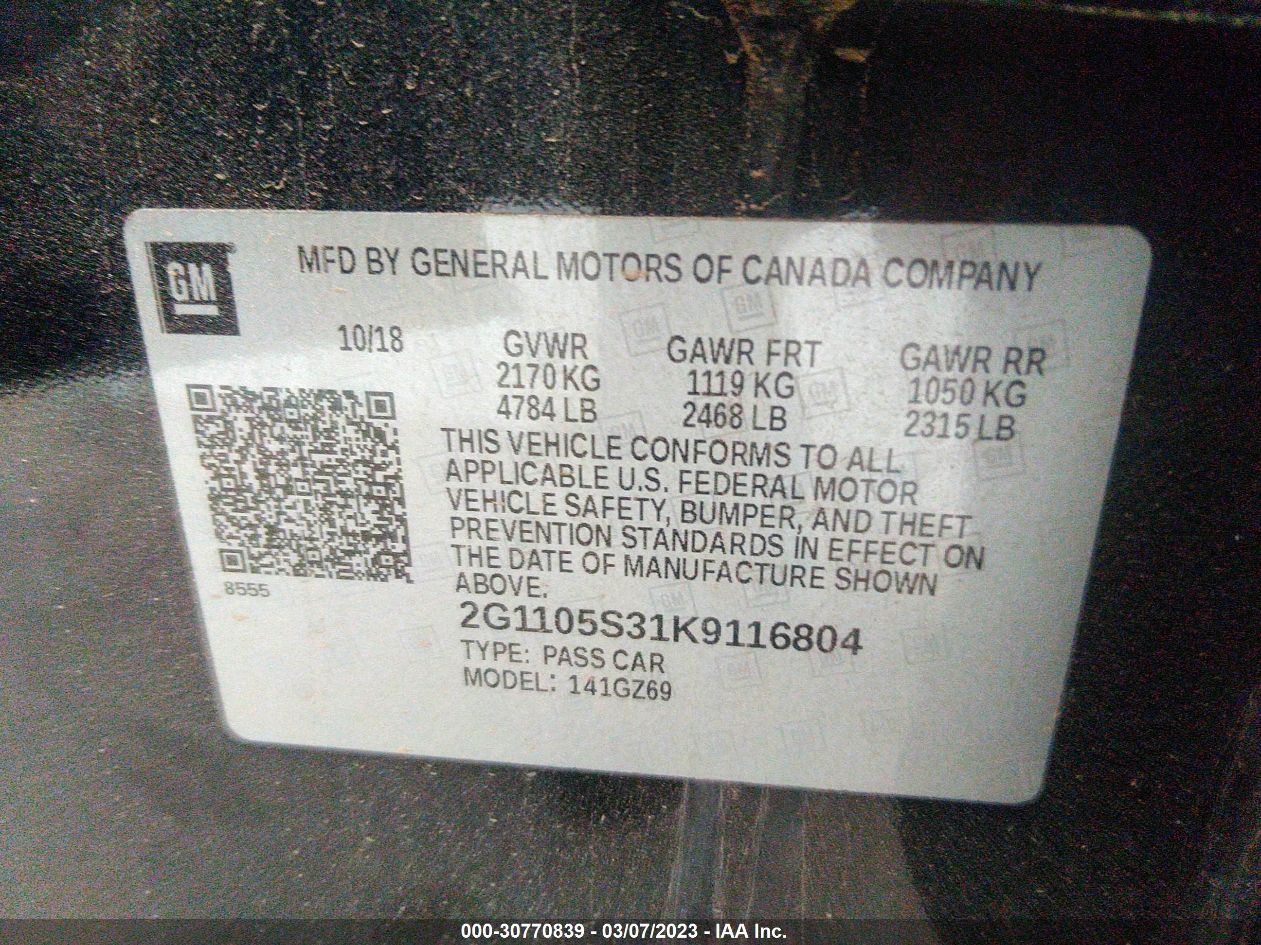 CHEVROLET IMPALA image 9