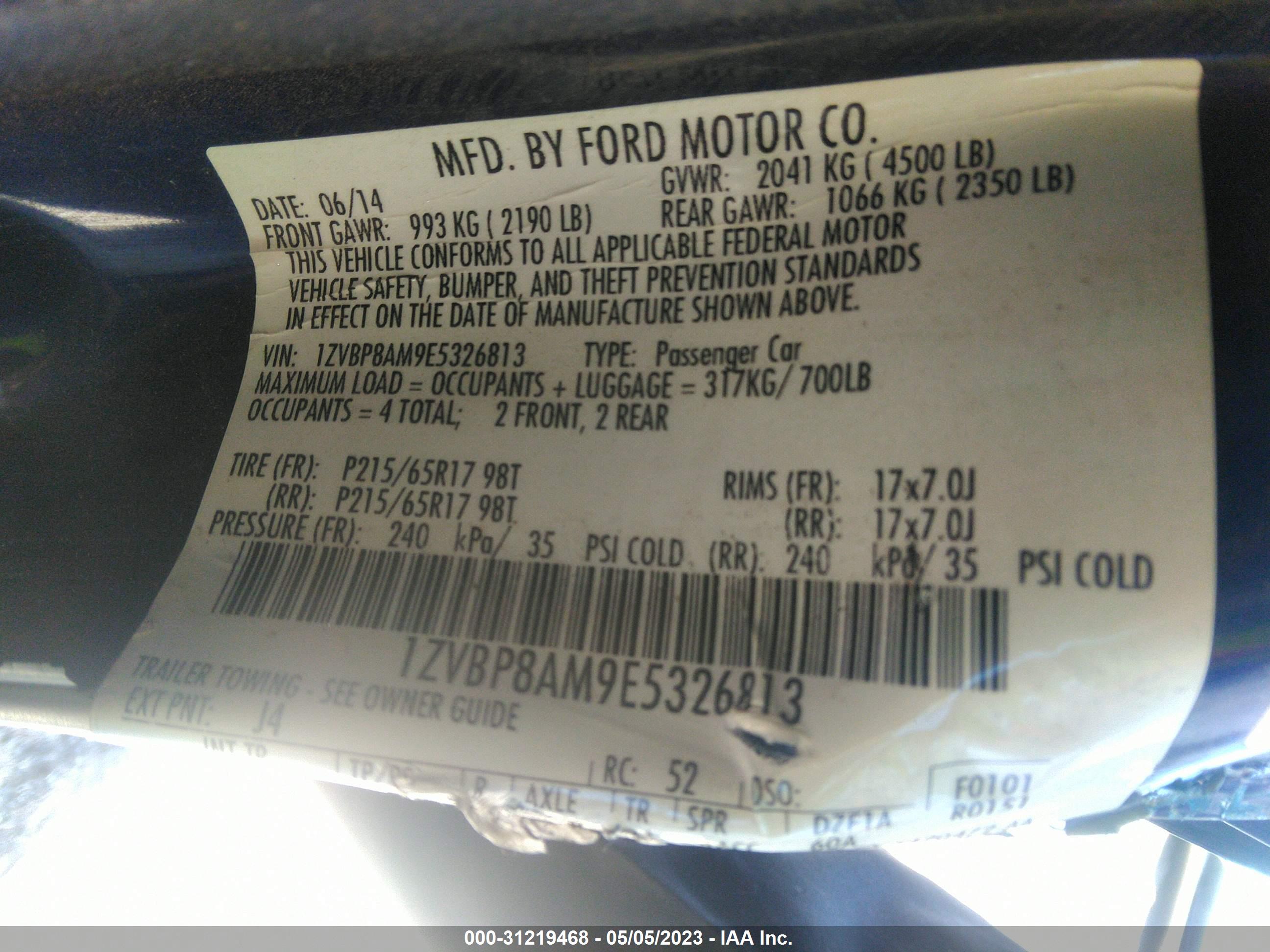 FORD MUSTANG image 9