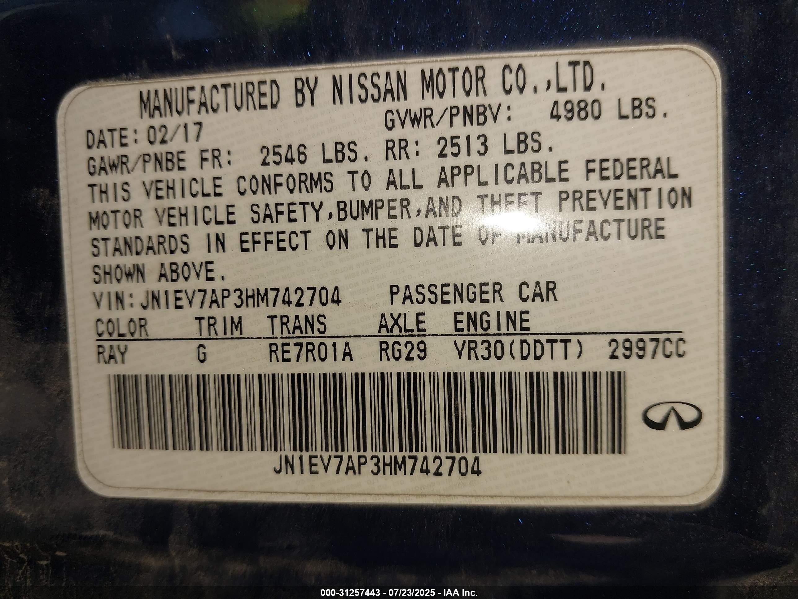 INFINITI Q50 image 9