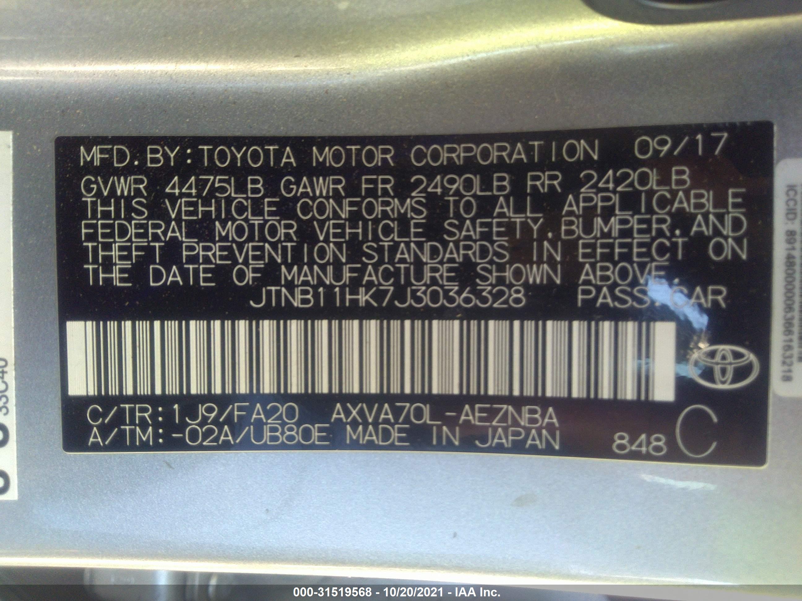 TOYOTA CAMRY image 9