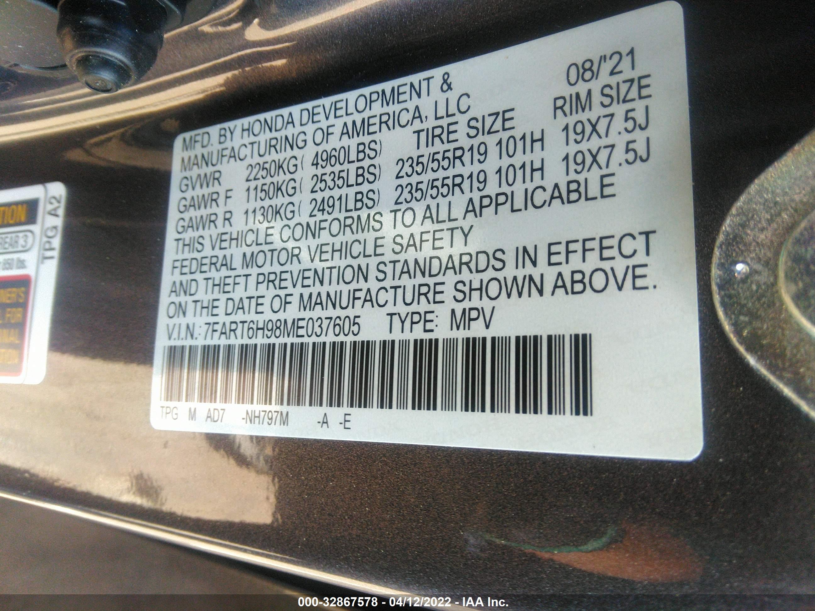 HONDA CR-V image 9