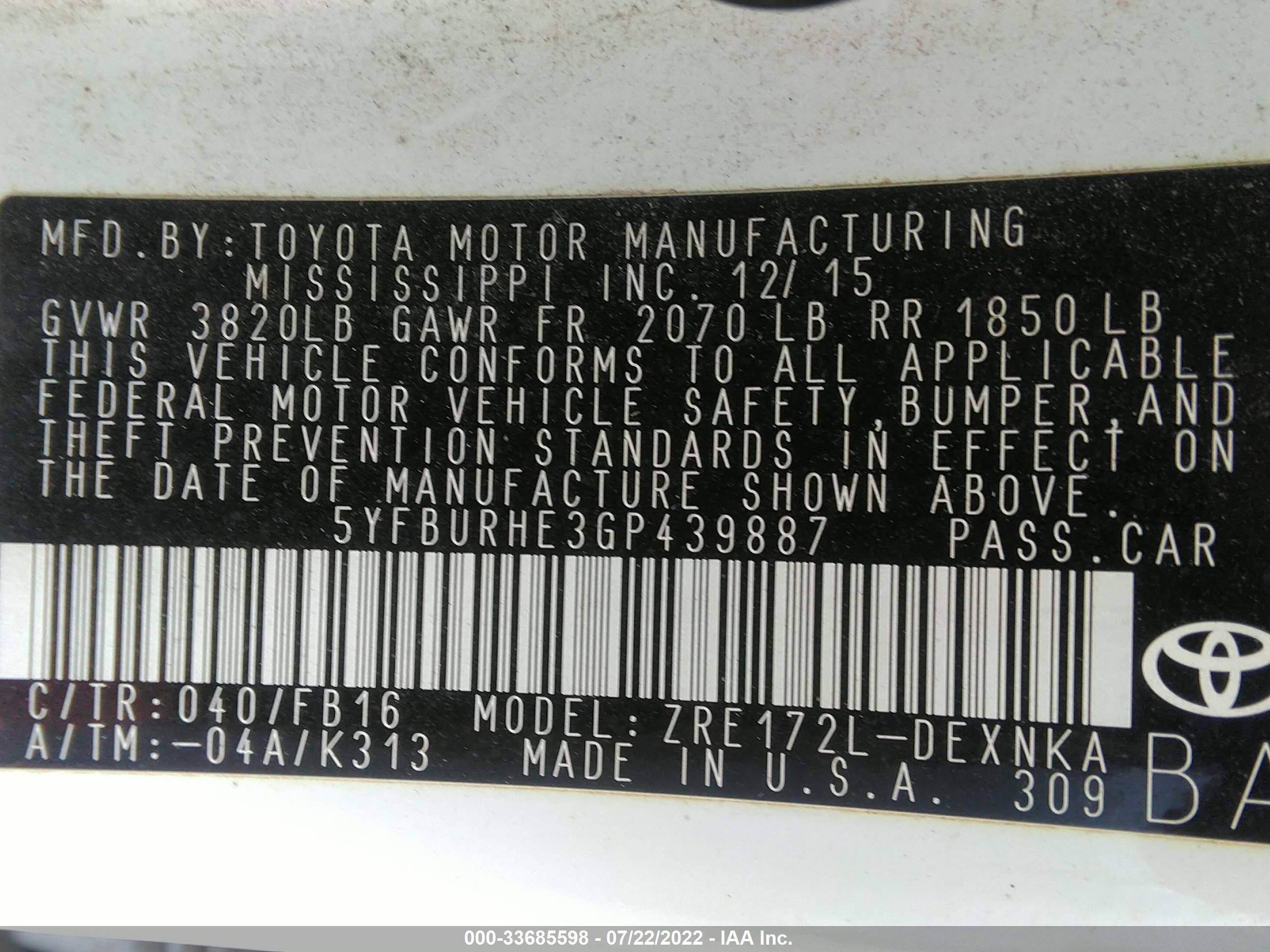 TOYOTA COROLLA image 9
