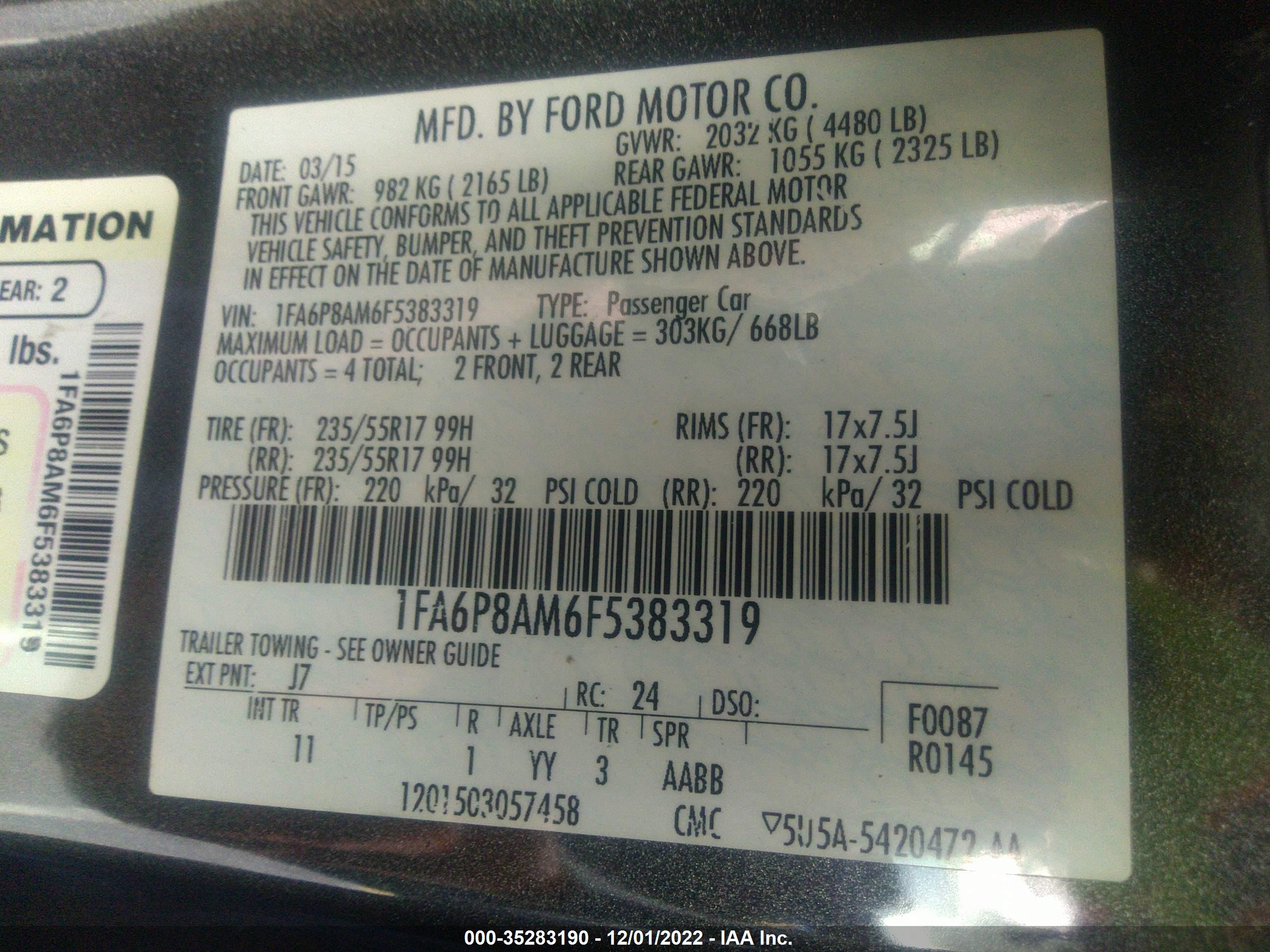 FORD MUSTANG image 9