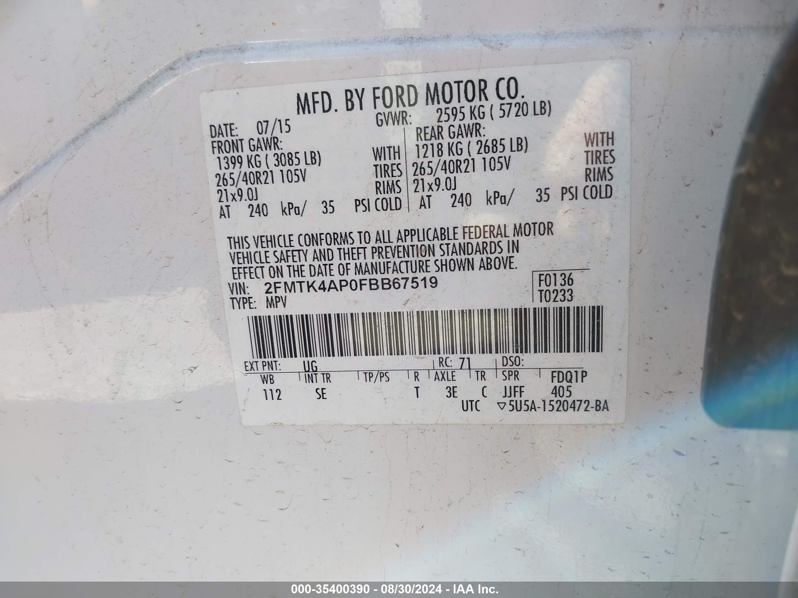 FORD EDGE image 9