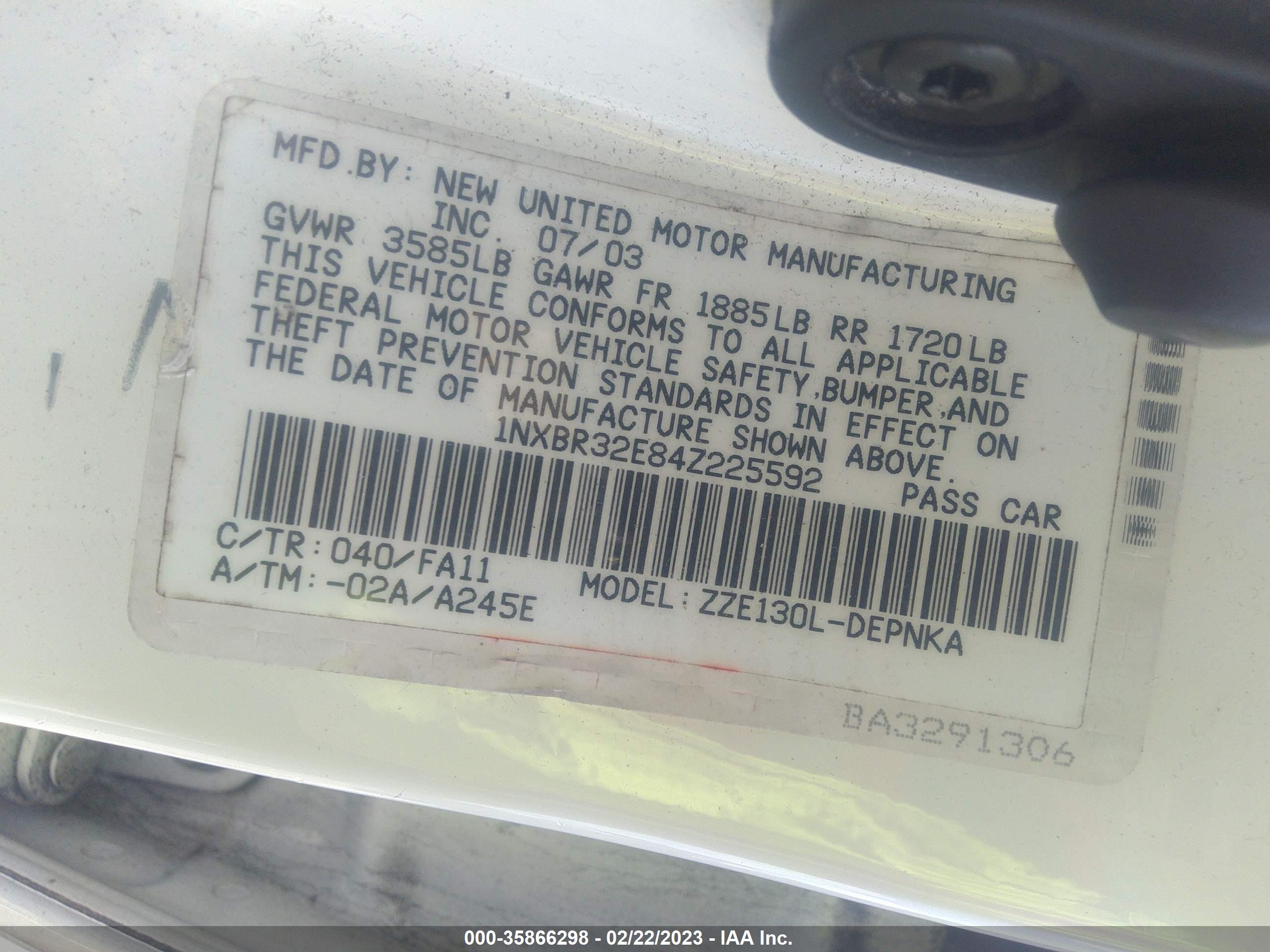 TOYOTA COROLLA image 9