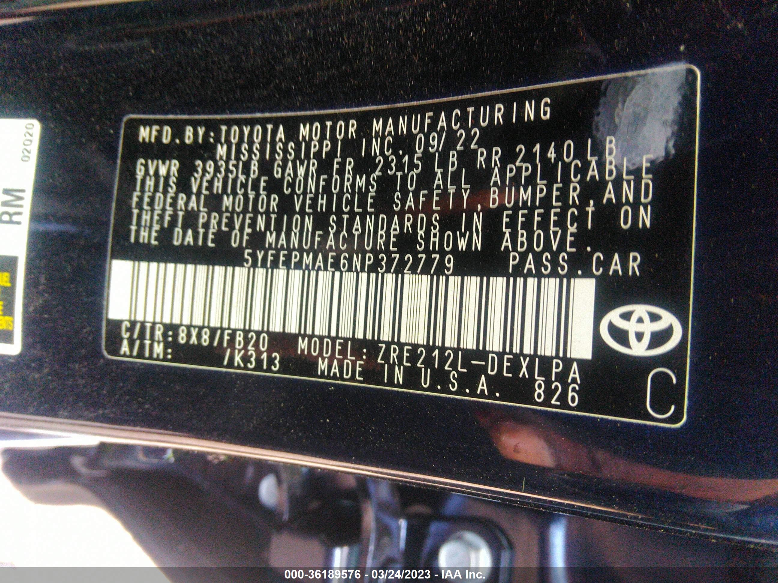 TOYOTA COROLLA image 9