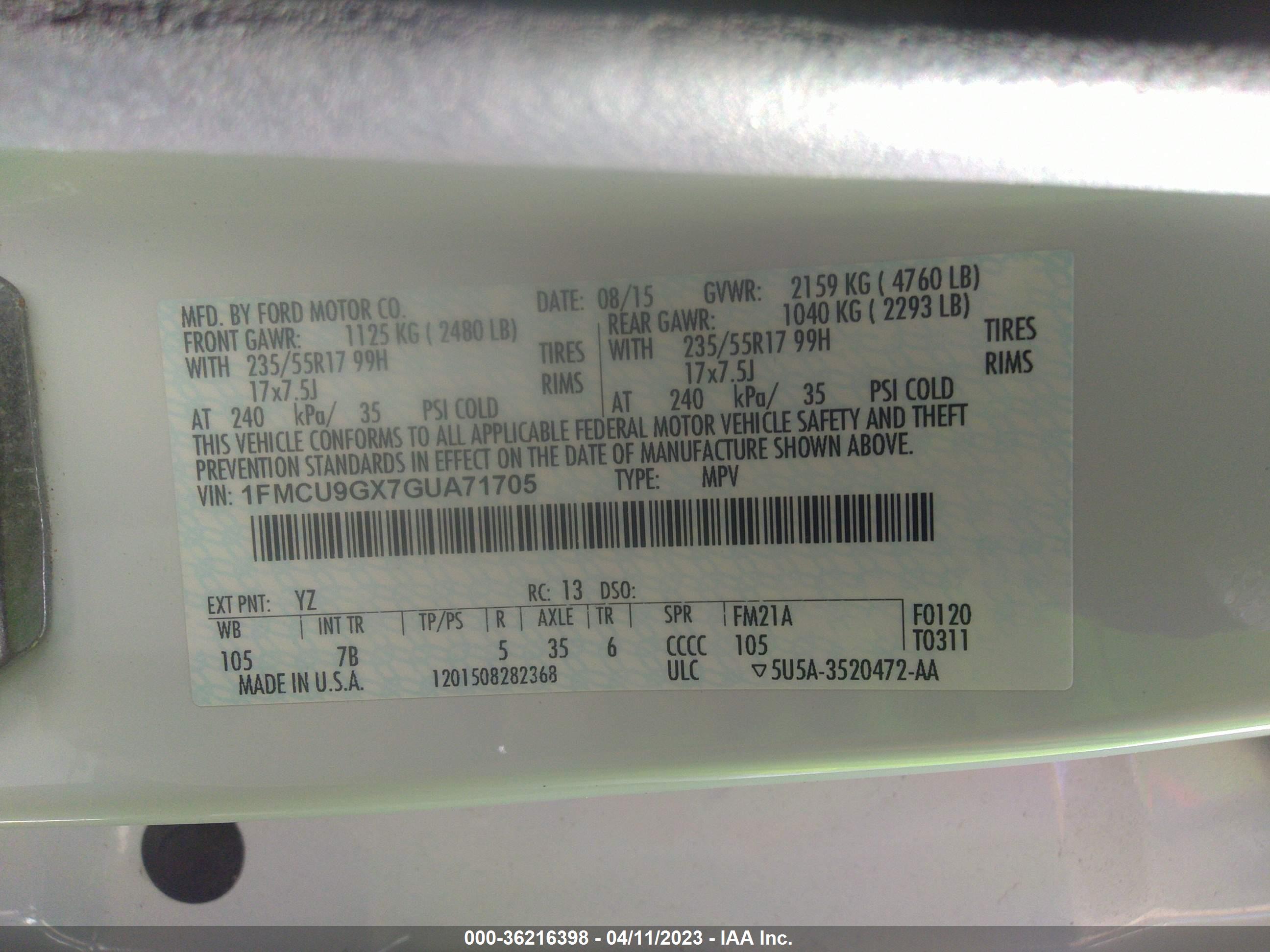 FORD ESCAPE image 9