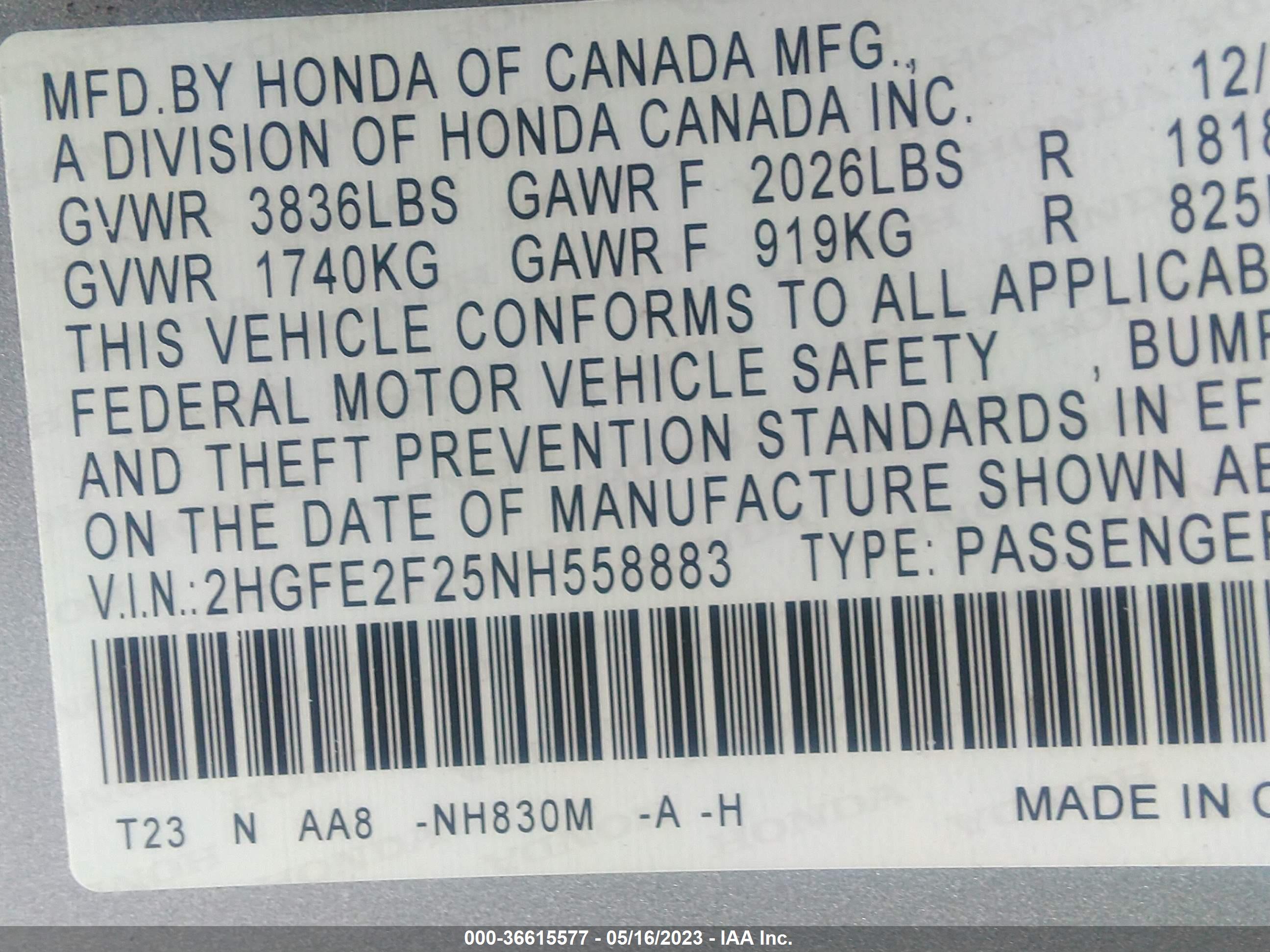 HONDA CIVIC image 9
