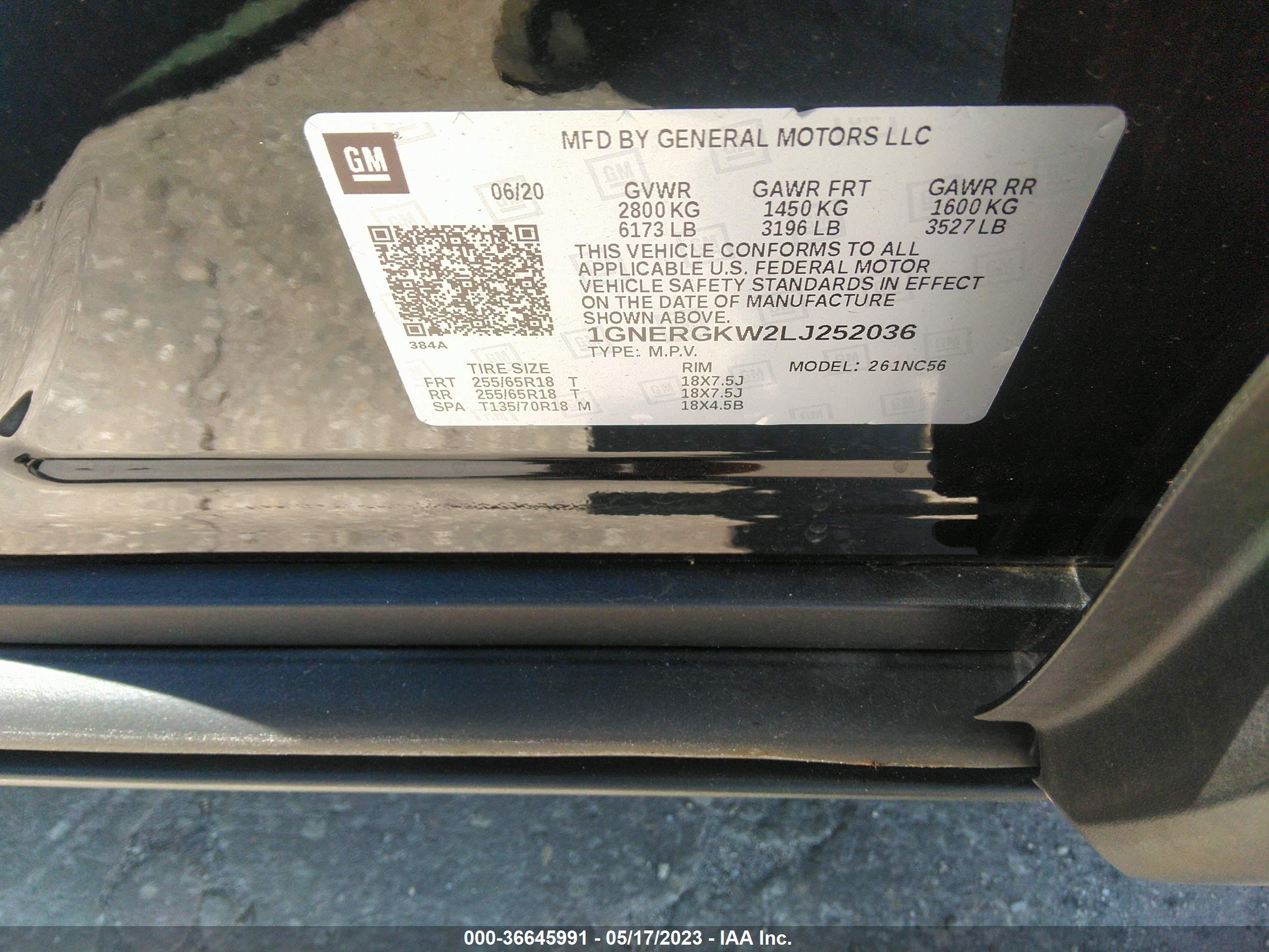 CHEVROLET TRAVERSE image 9