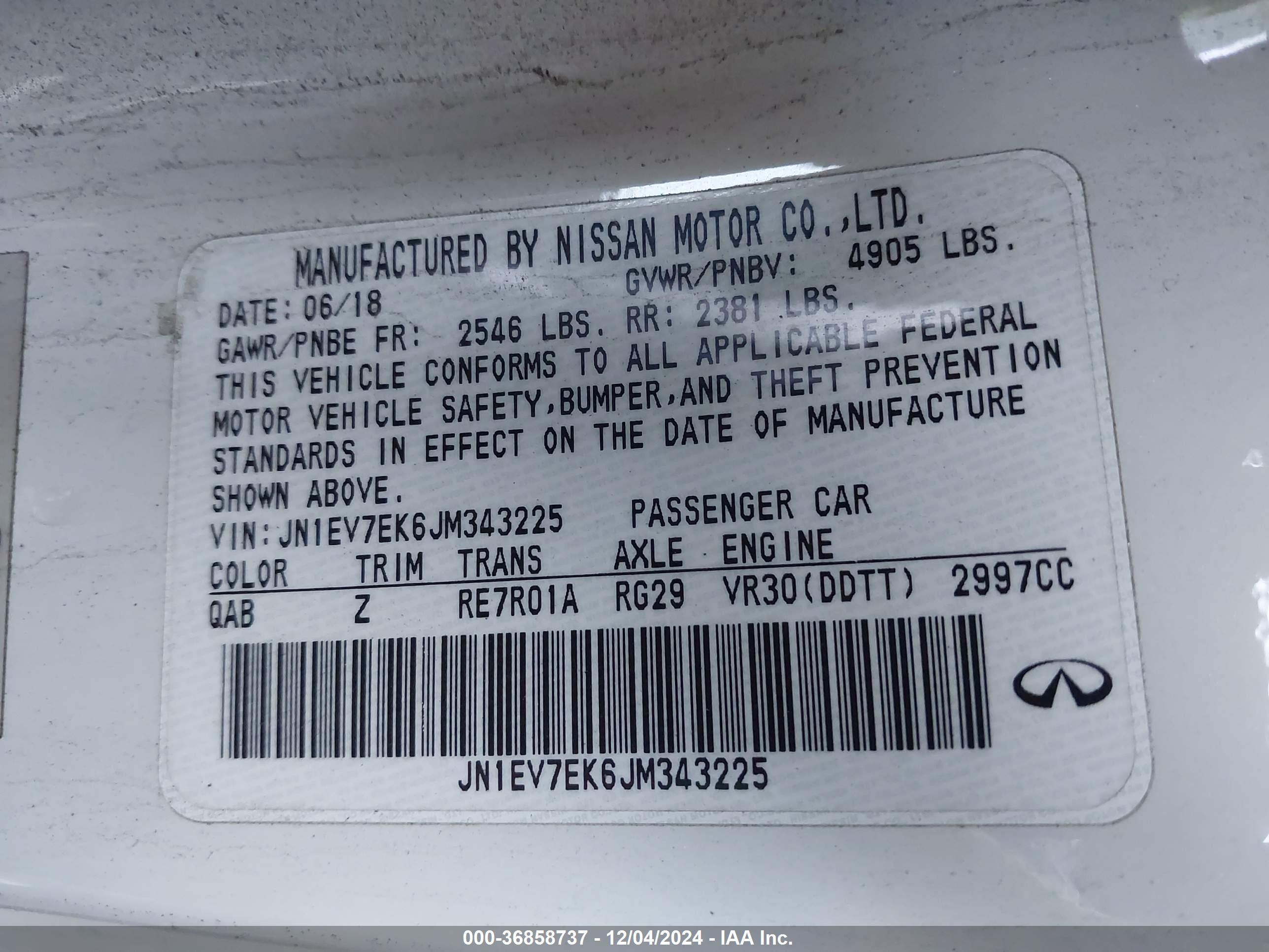 INFINITI Q60 image 9