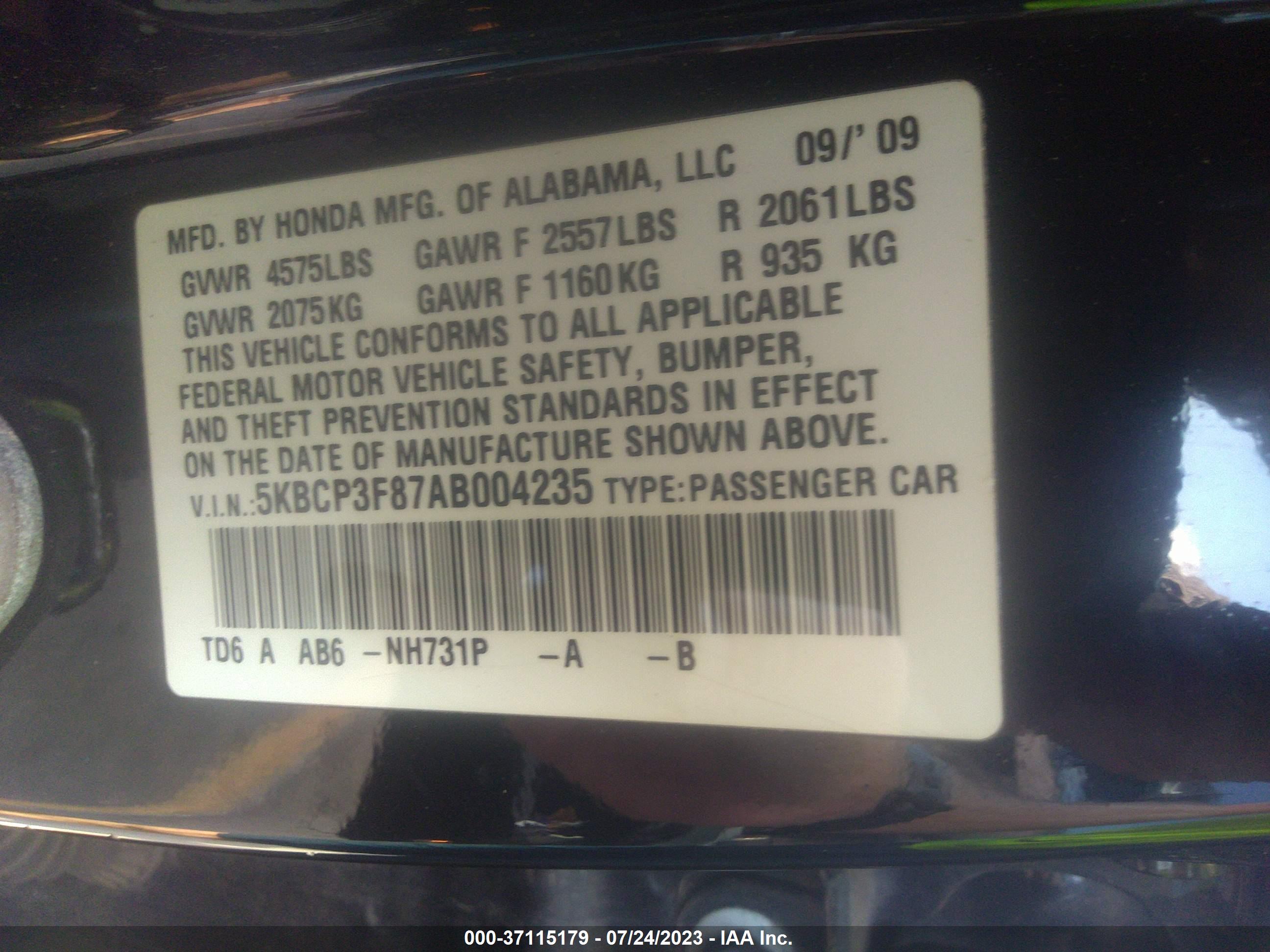 HONDA ACCORD image 9