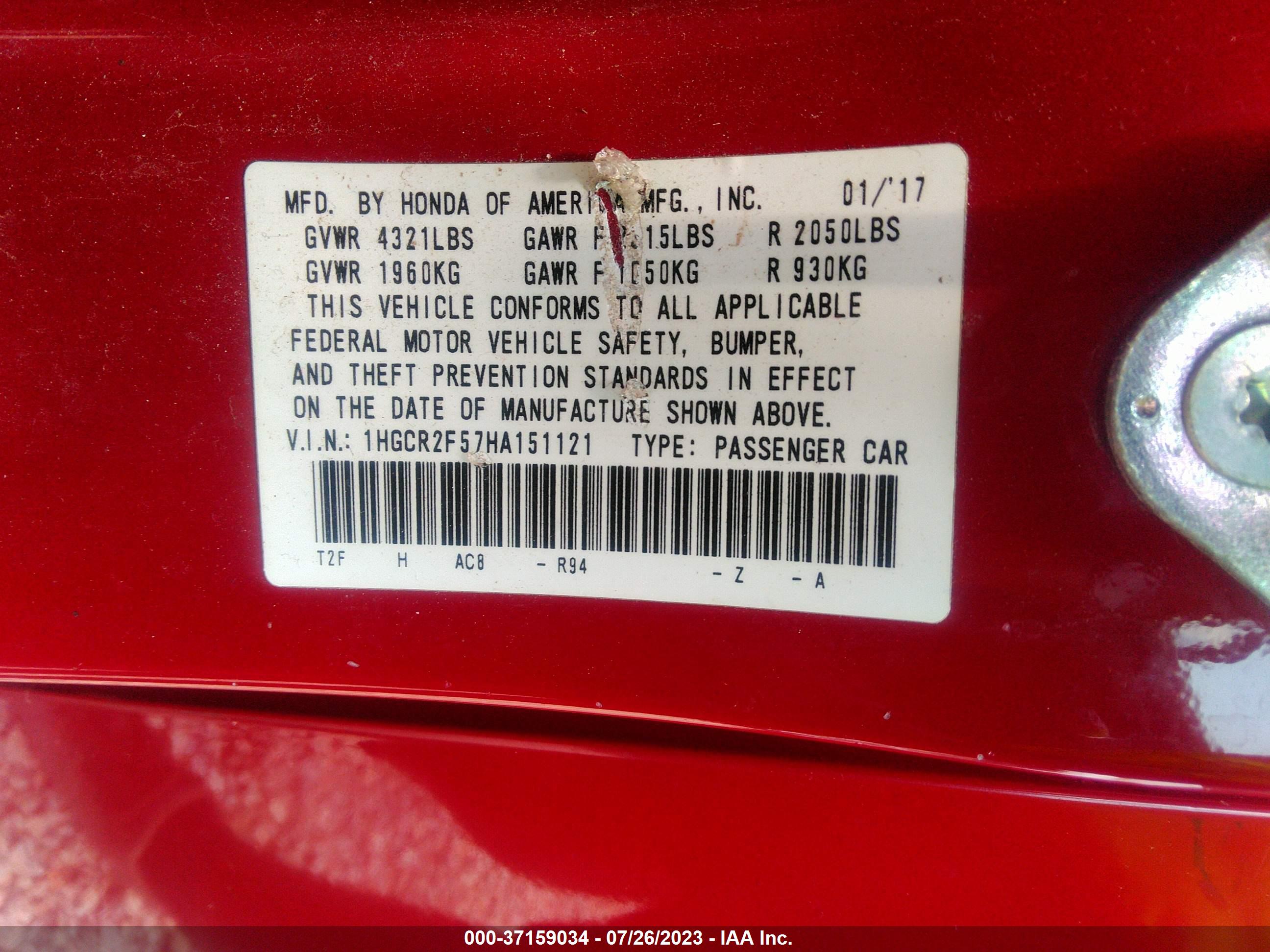 HONDA ACCORD image 9