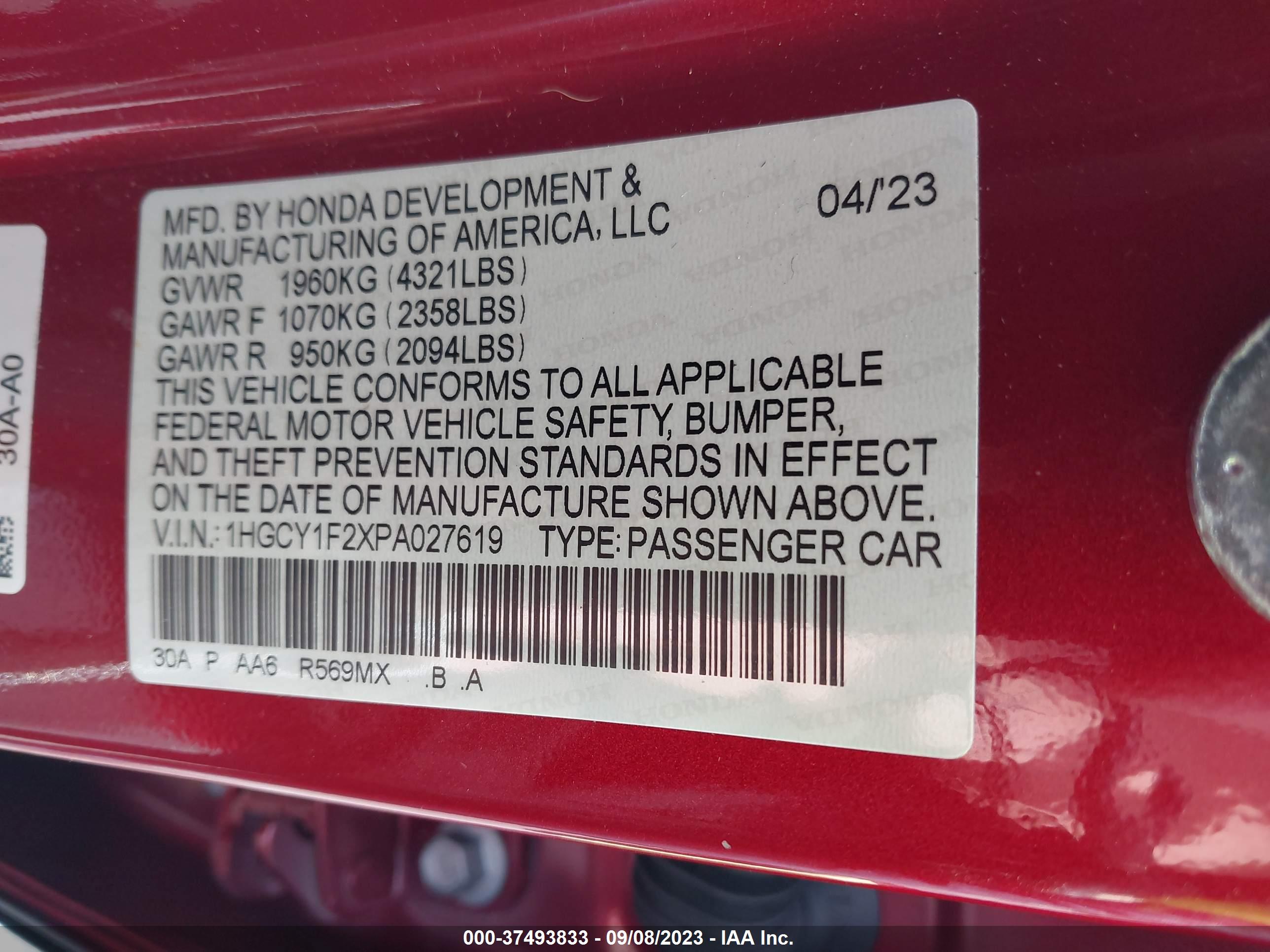 HONDA ACCORD image 9