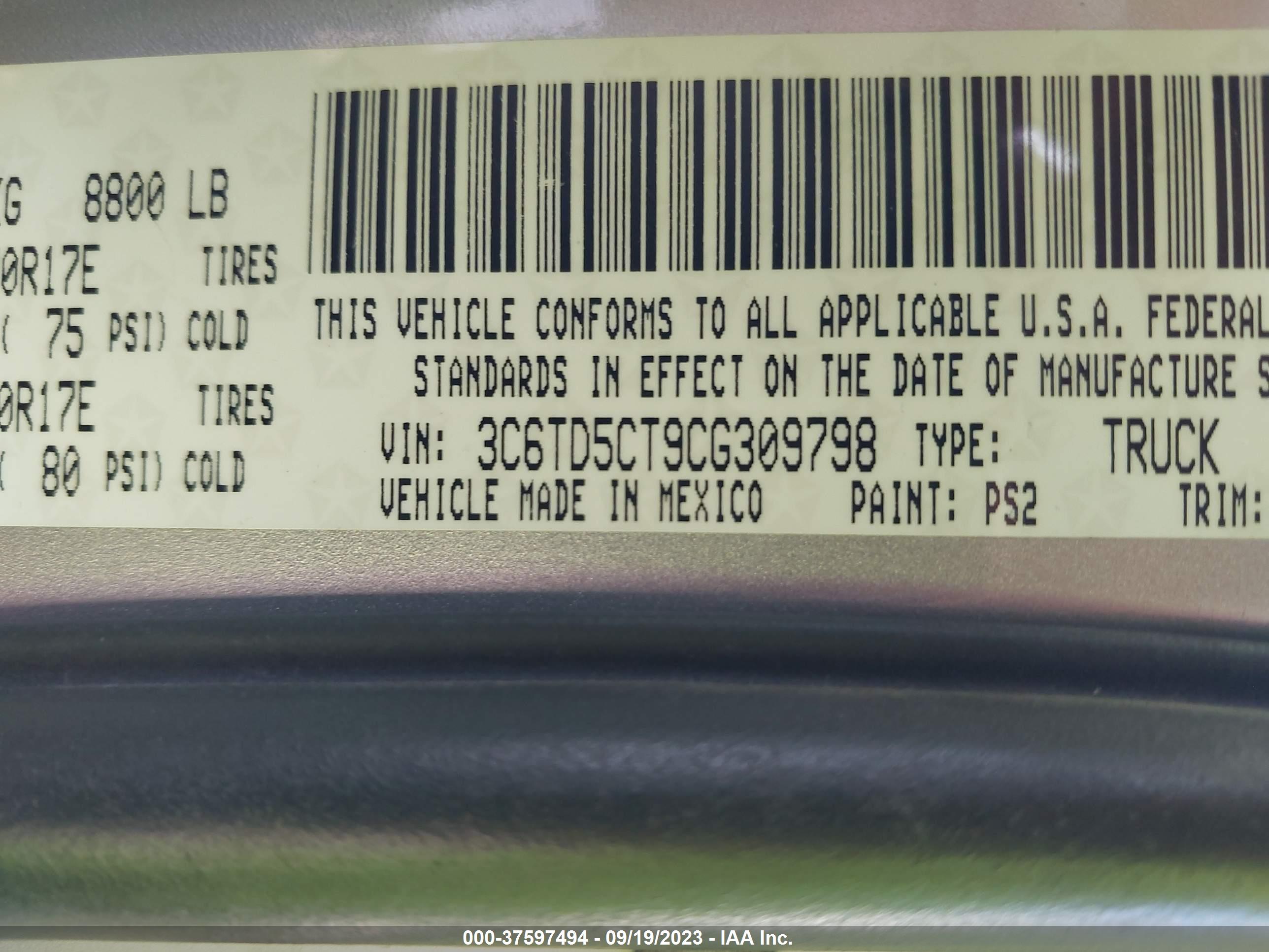 RAM 2500 image 9