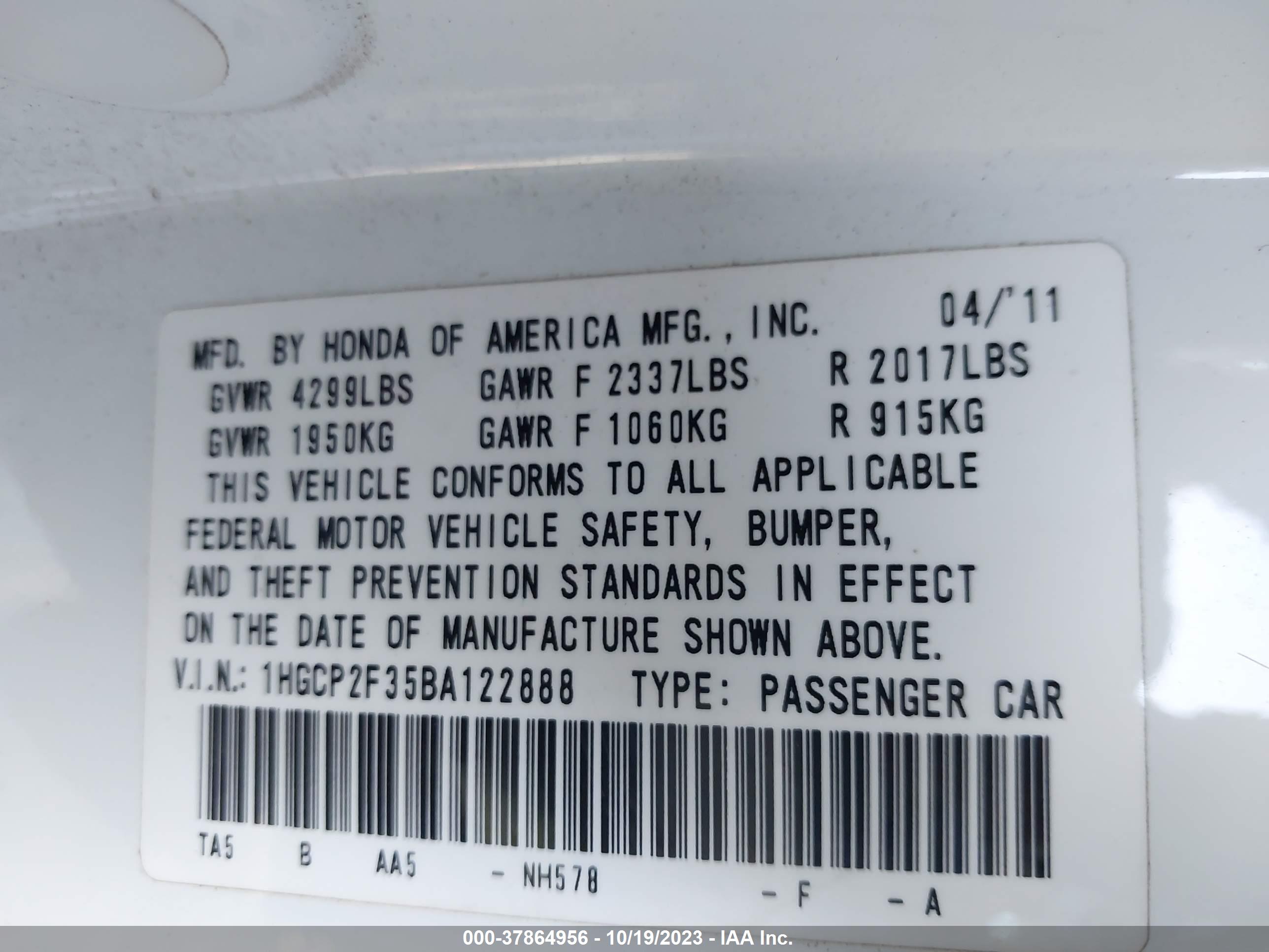 HONDA ACCORD image 9