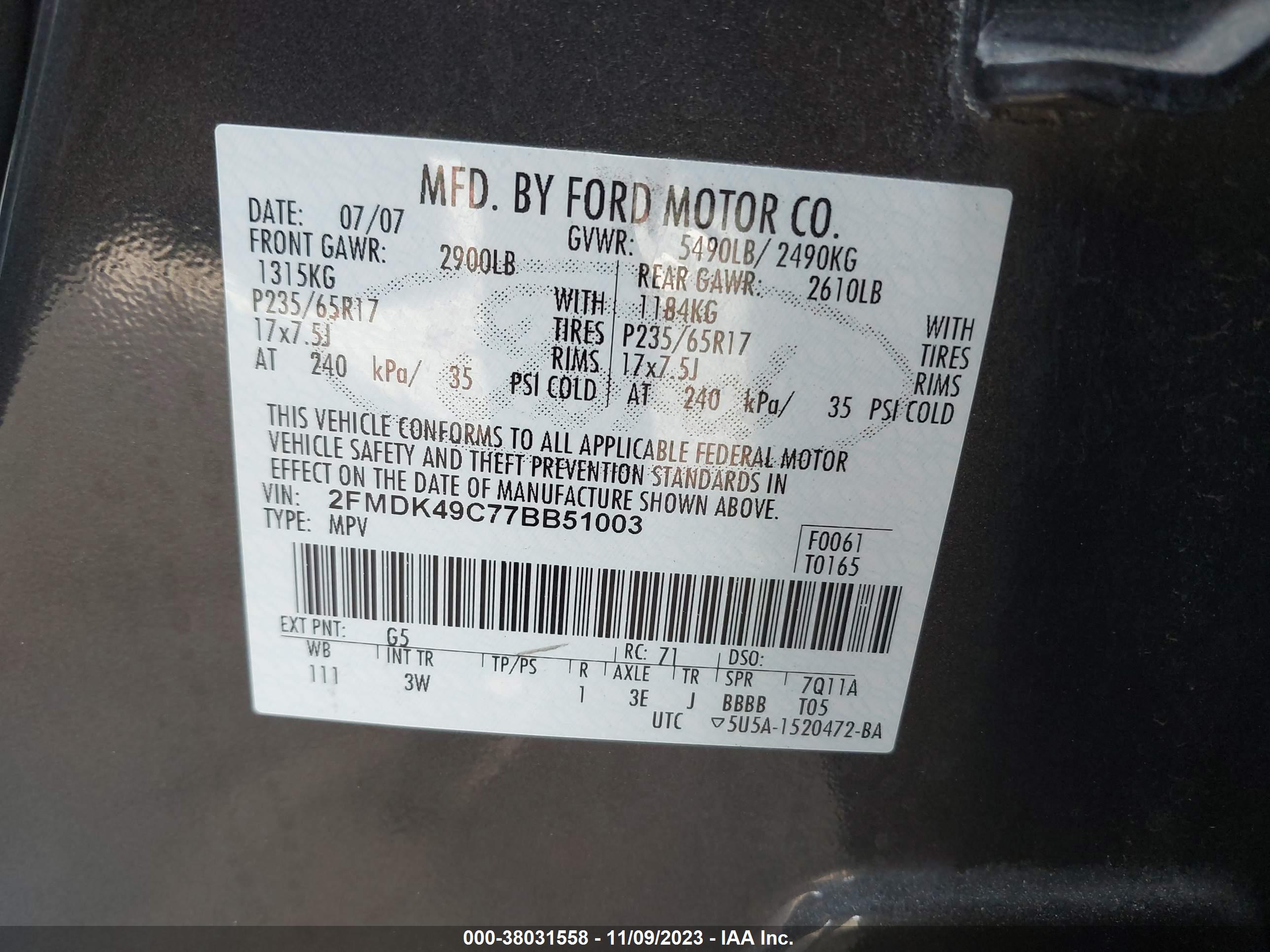 FORD EDGE image 9