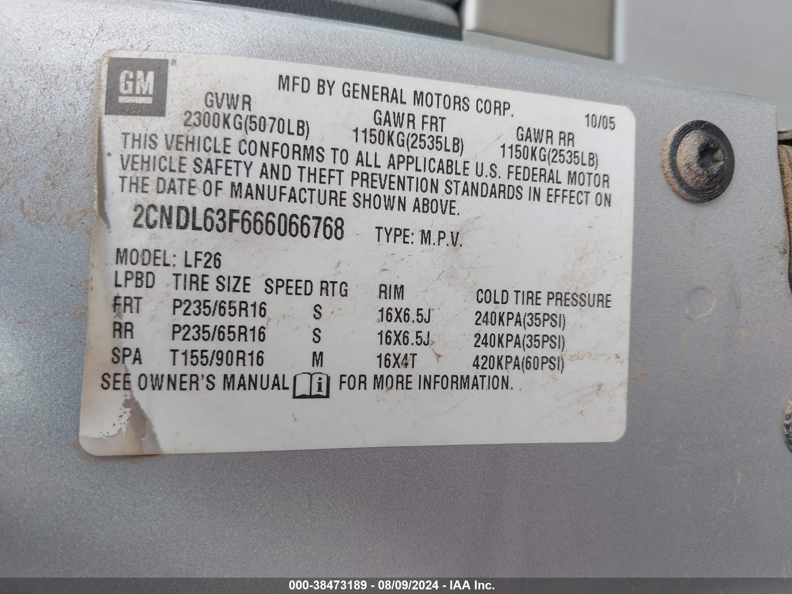 CHEVROLET EQUINOX image 9