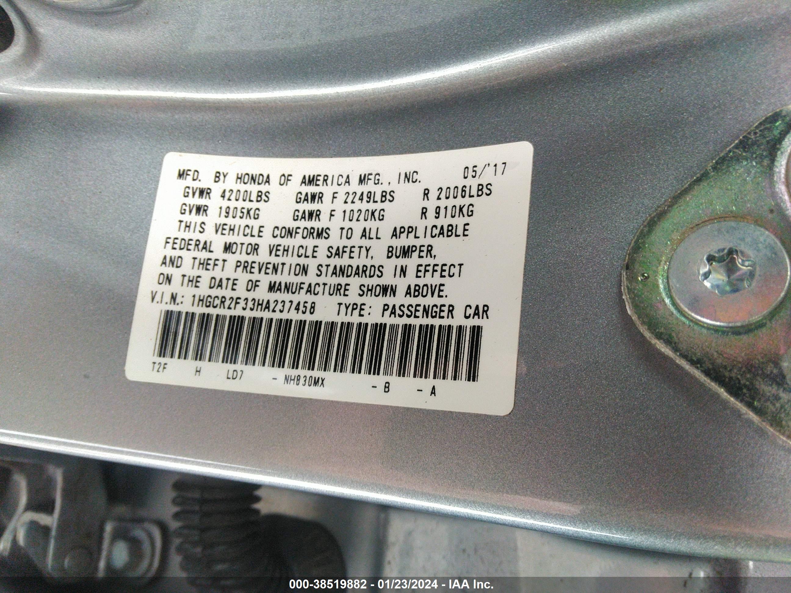 HONDA ACCORD image 9