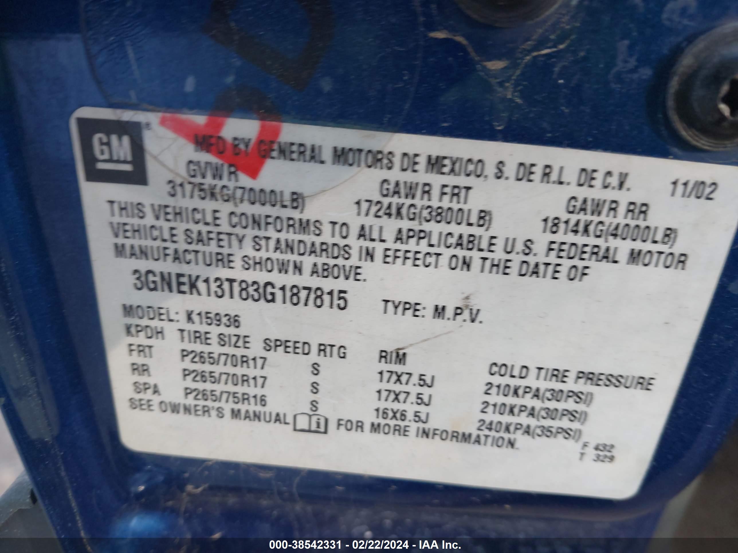 CHEVROLET AVALANCHE image 9
