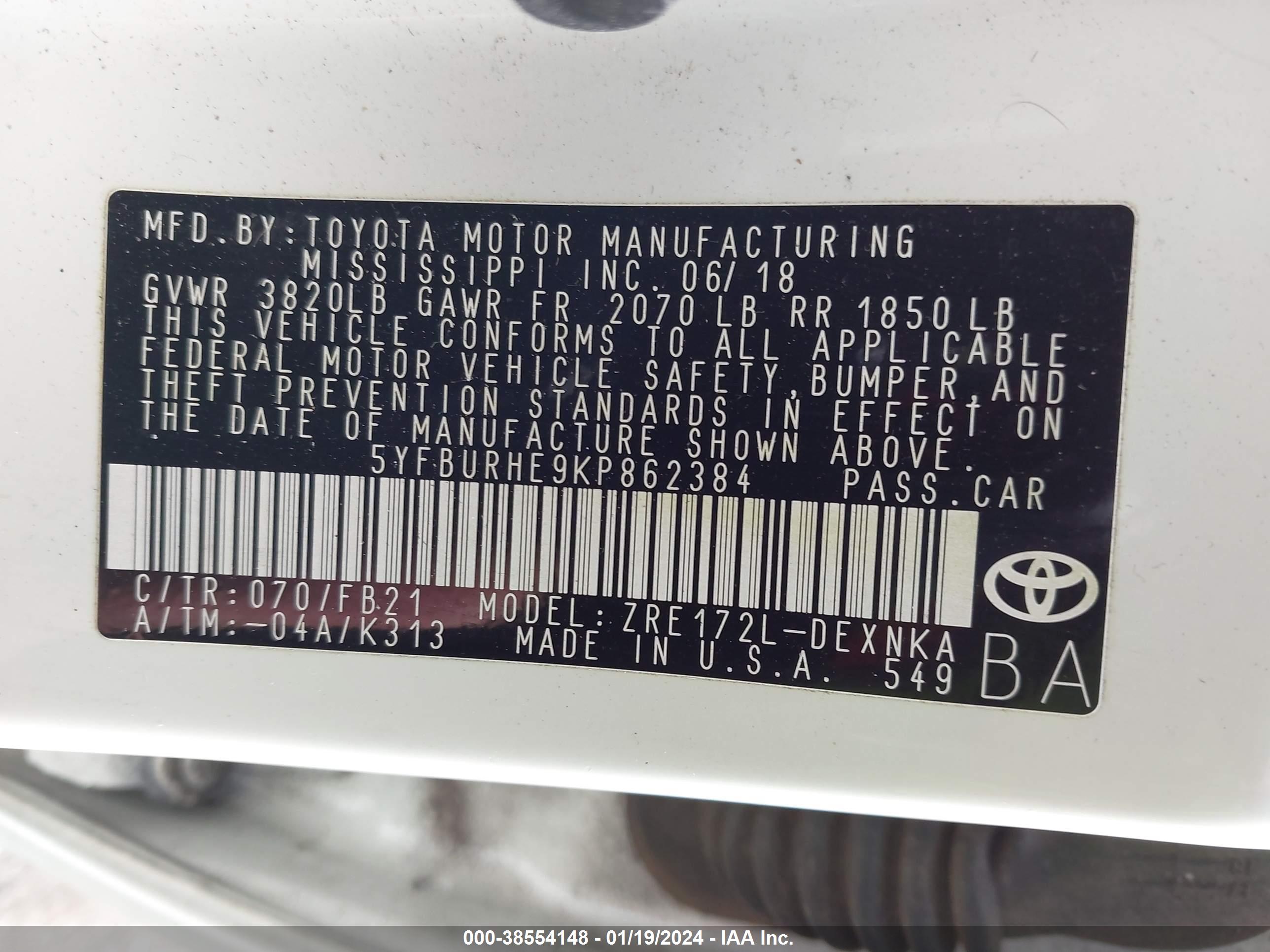 TOYOTA COROLLA image 9