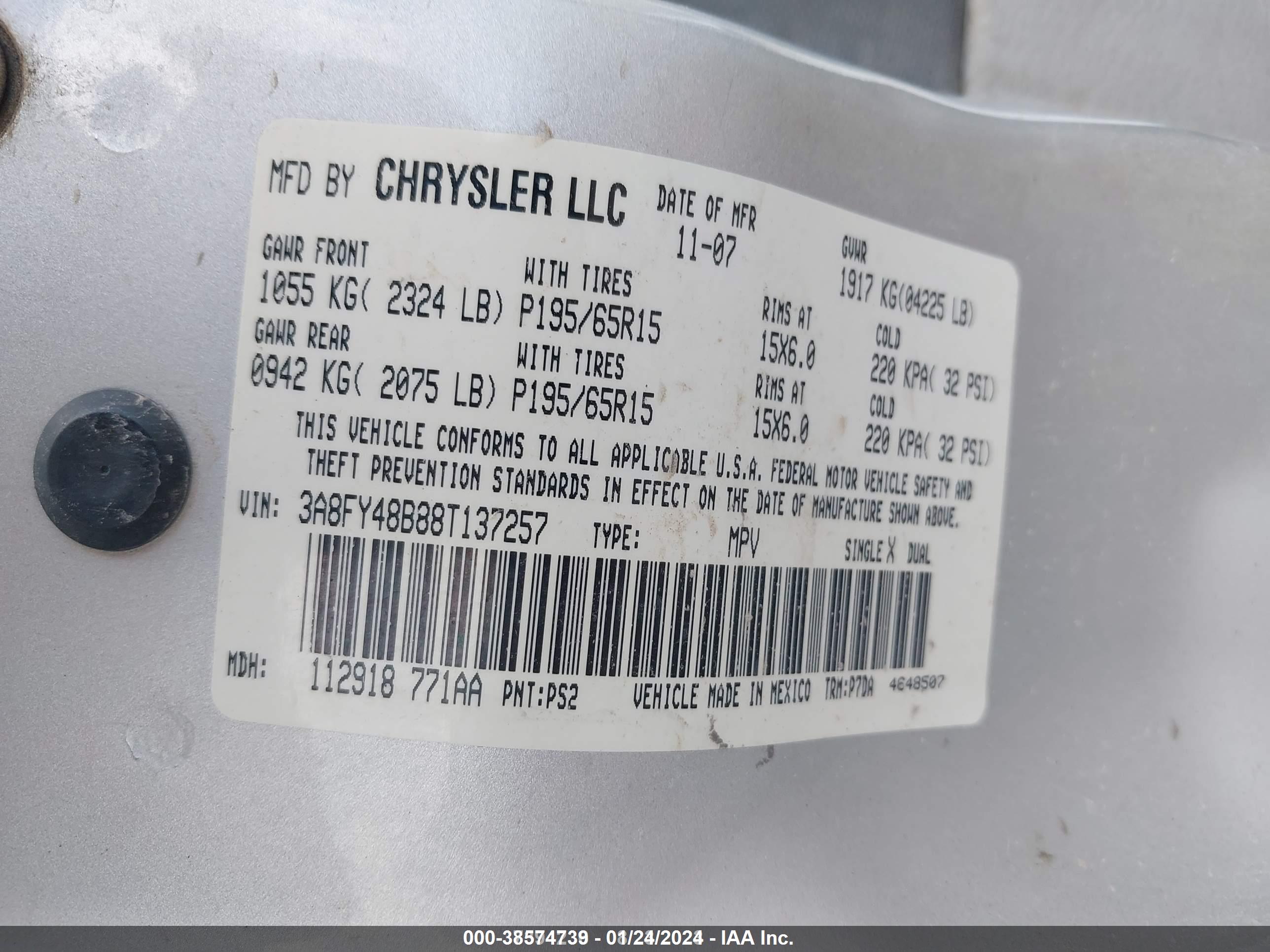 CHRYSLER PT image 9