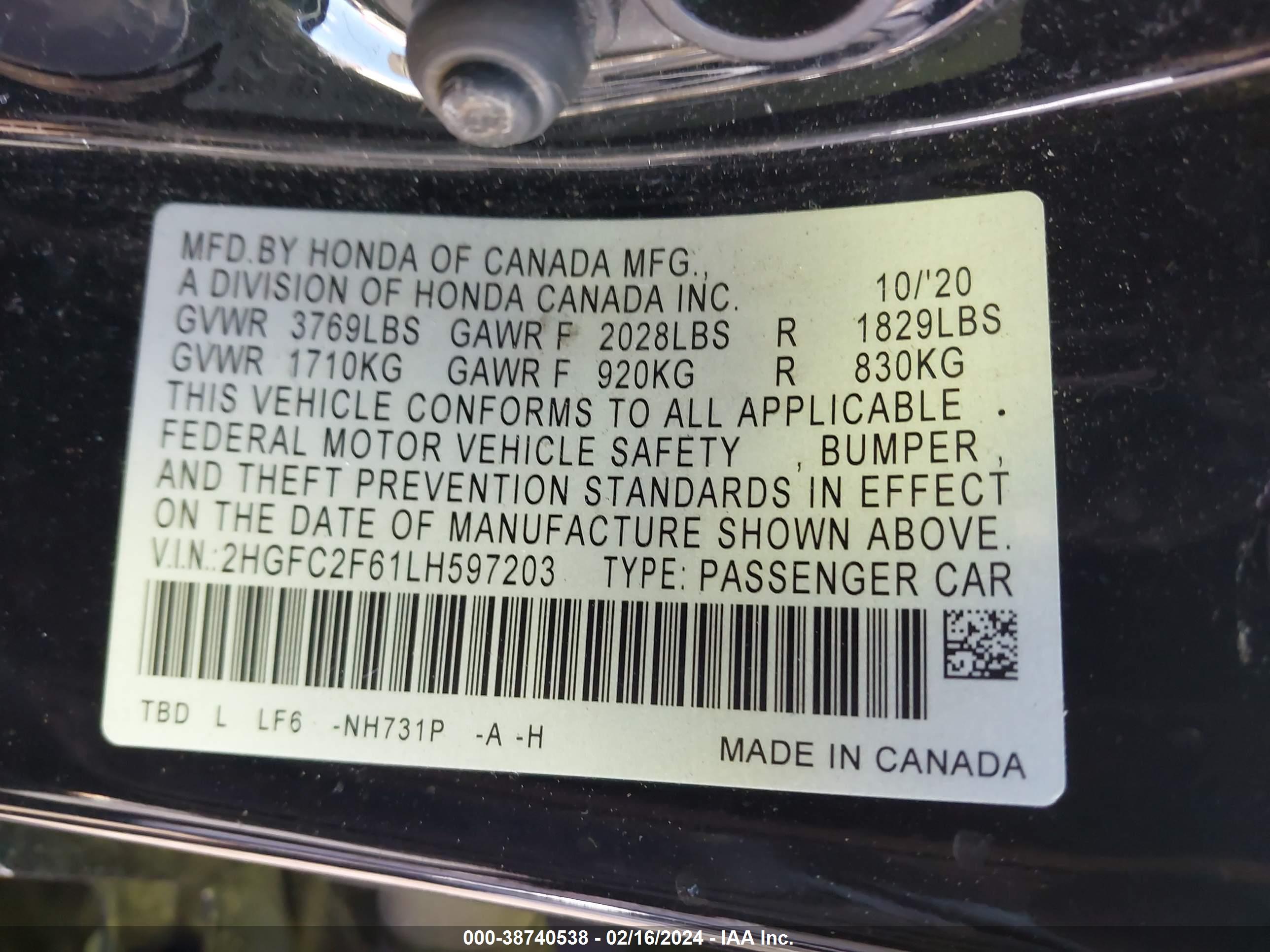 HONDA CIVIC image 9